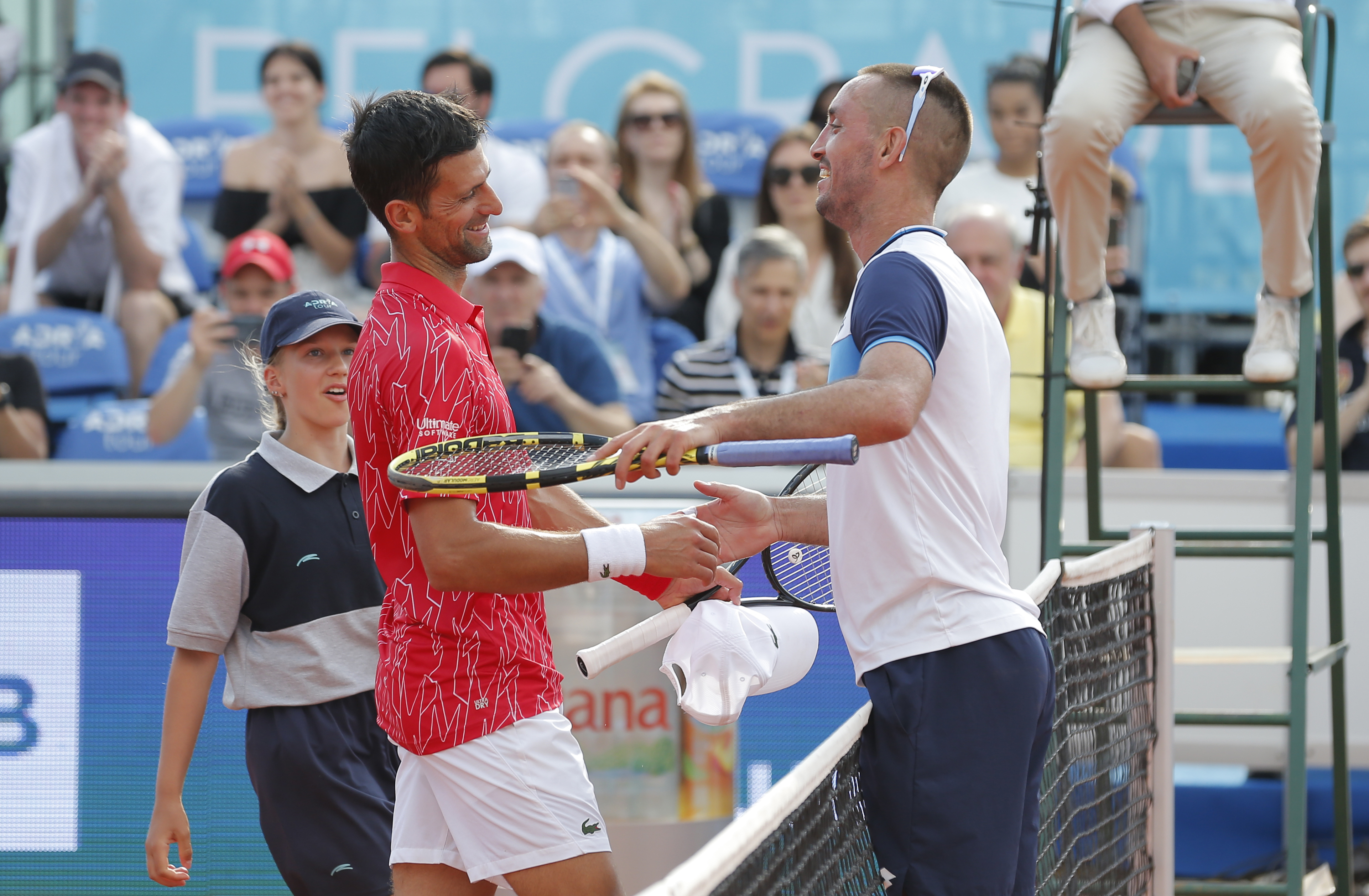 Viktor Troicki  Novak Djokovic Adria Tour tennis tournament in Belgrade, Serbia 13 Jun 2020. 13.6.2020.  foto: Pedja Milosavljevic / STARSPORT