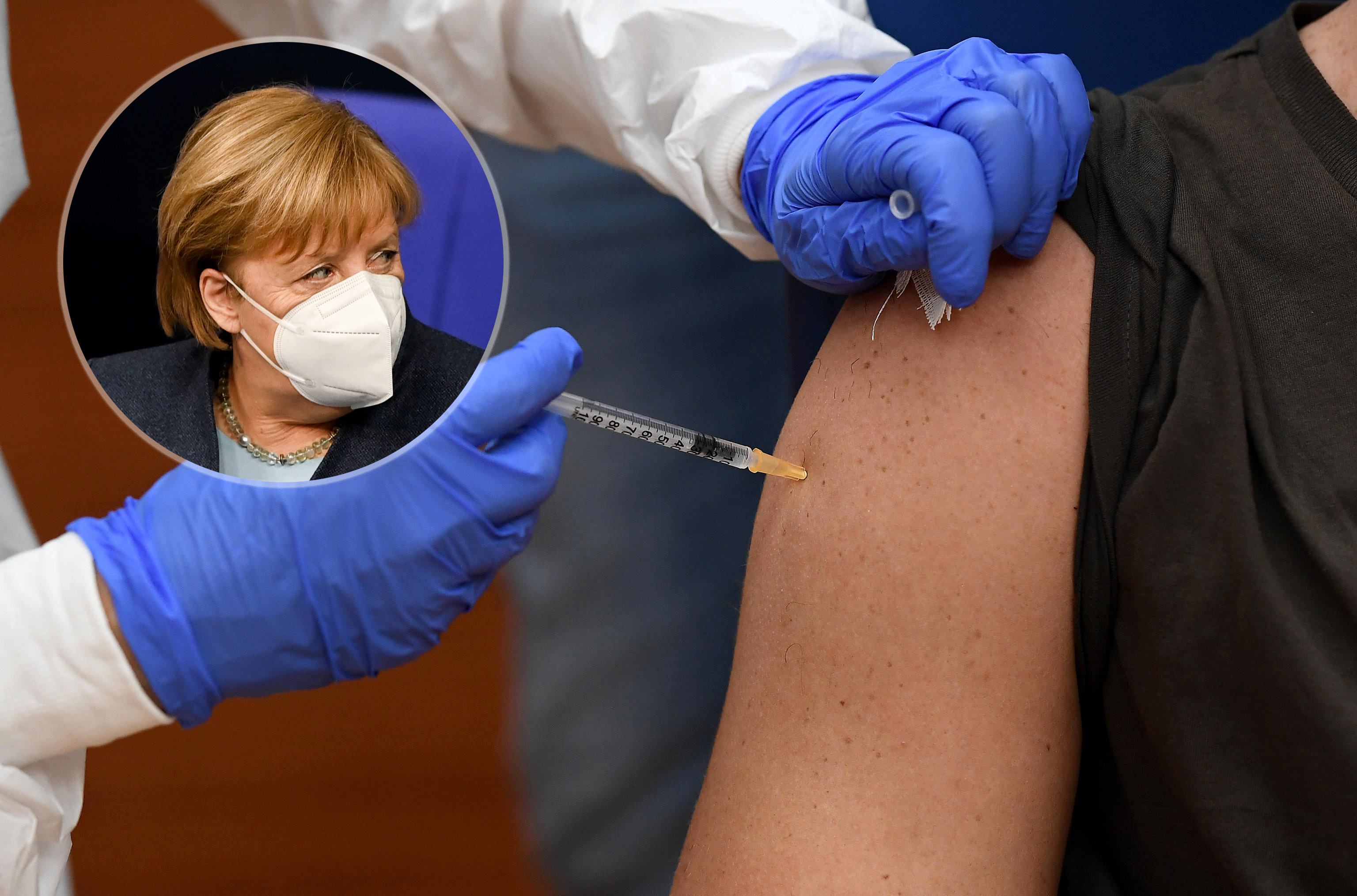 Merkel, Vakcinacija Covid-19 vaccinations in Italy