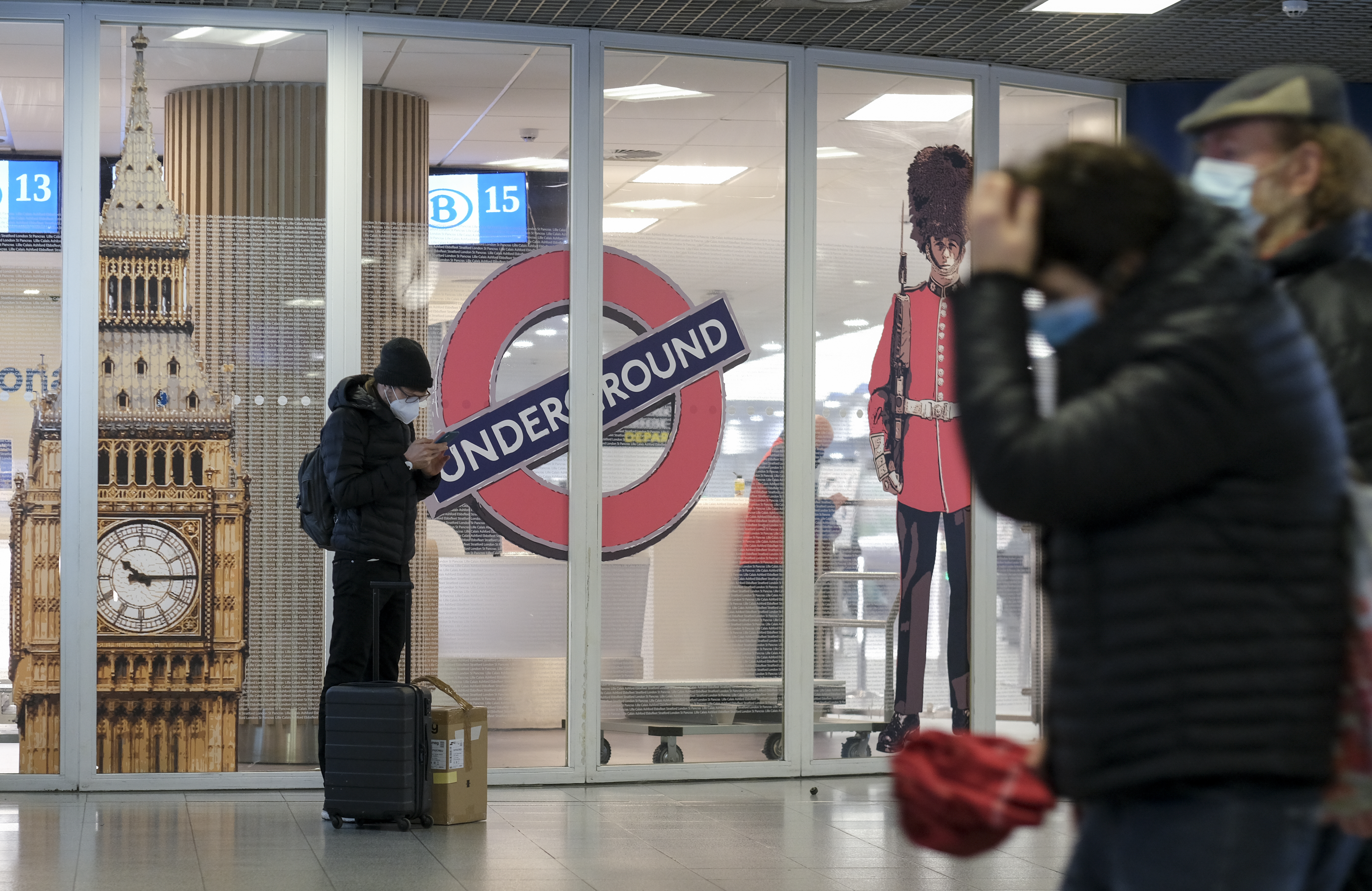 Eurostar passenger trains in Brussels canceled