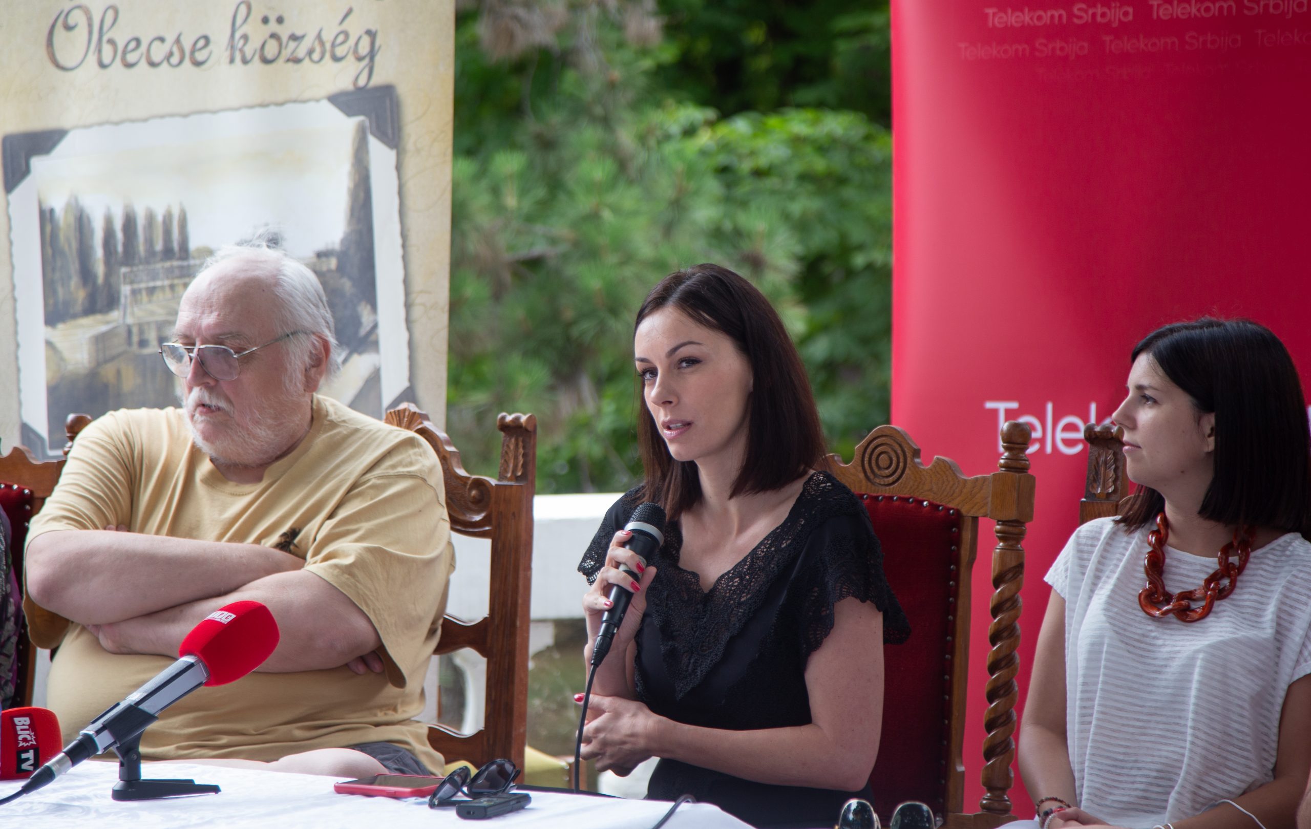 Becej 02. jul 2021. Konferencija povodom snimanja filma Budi Bog s nama Slobodana Sijana Foto:Promo/Tany@