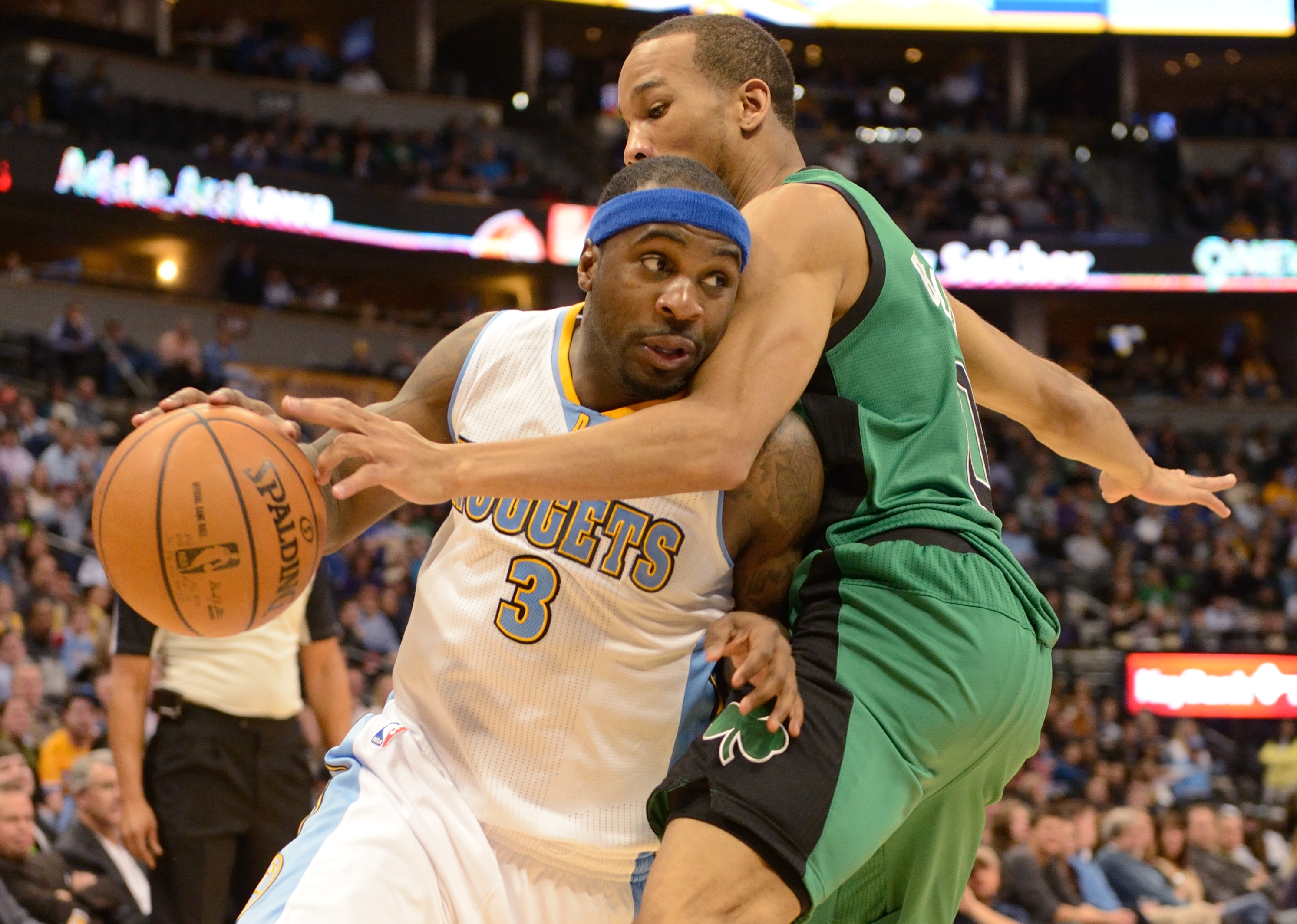 Boston Celtics at the Denver Nuggets NBA Basketball
