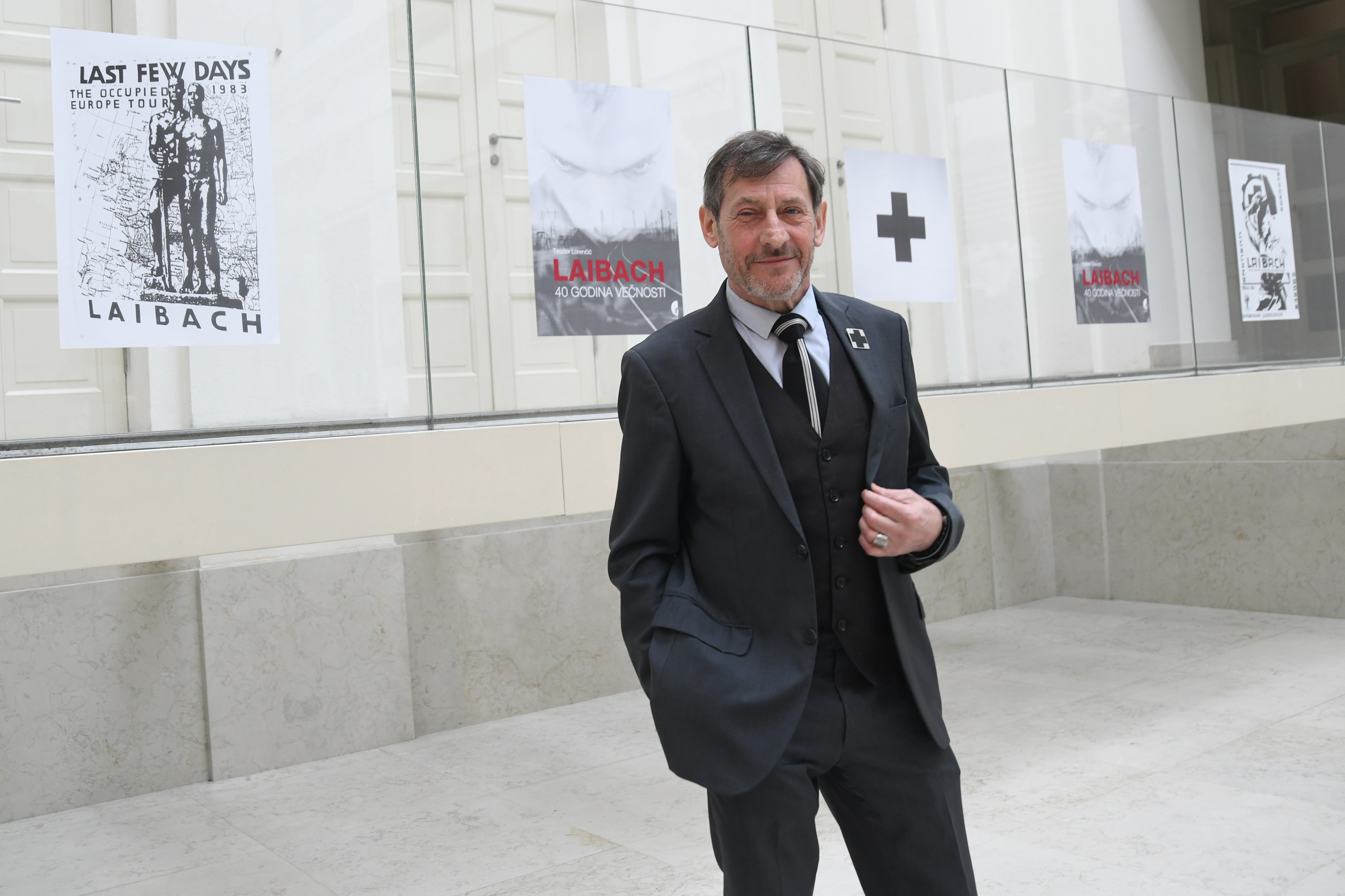 Beograd 26. april 2021. Teodor Lorencic (Laibach) knjizevnik, filozof, pesnik, izlozba fotografija iz knjige Laibach, 40 godina večnosti u Jugoslovenskoj kinoteci, koja se organizuje u okviru Dana slovenačkog filma Foto:Goran Srdanov/Nova.rs