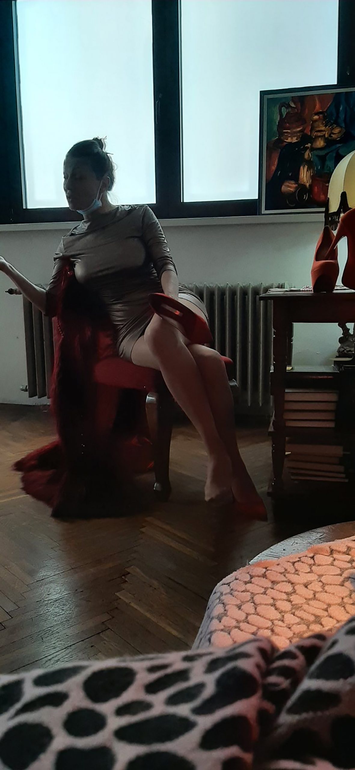 Predstava "Ispovest porno dive". Narodno pozorište Užice.