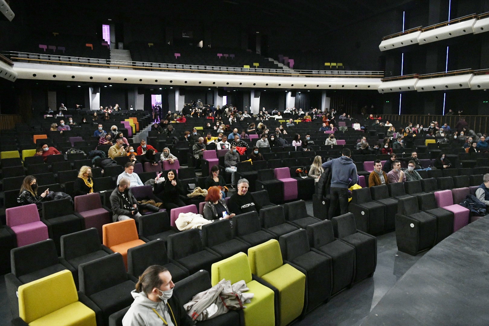 Iz Kombank dvorane Beograd, 13.02.2021. Kombank dvorana, Koncert 
grupe Negativ, 20 godina Negativa Foto: Vesna Lalić/Nova.rs