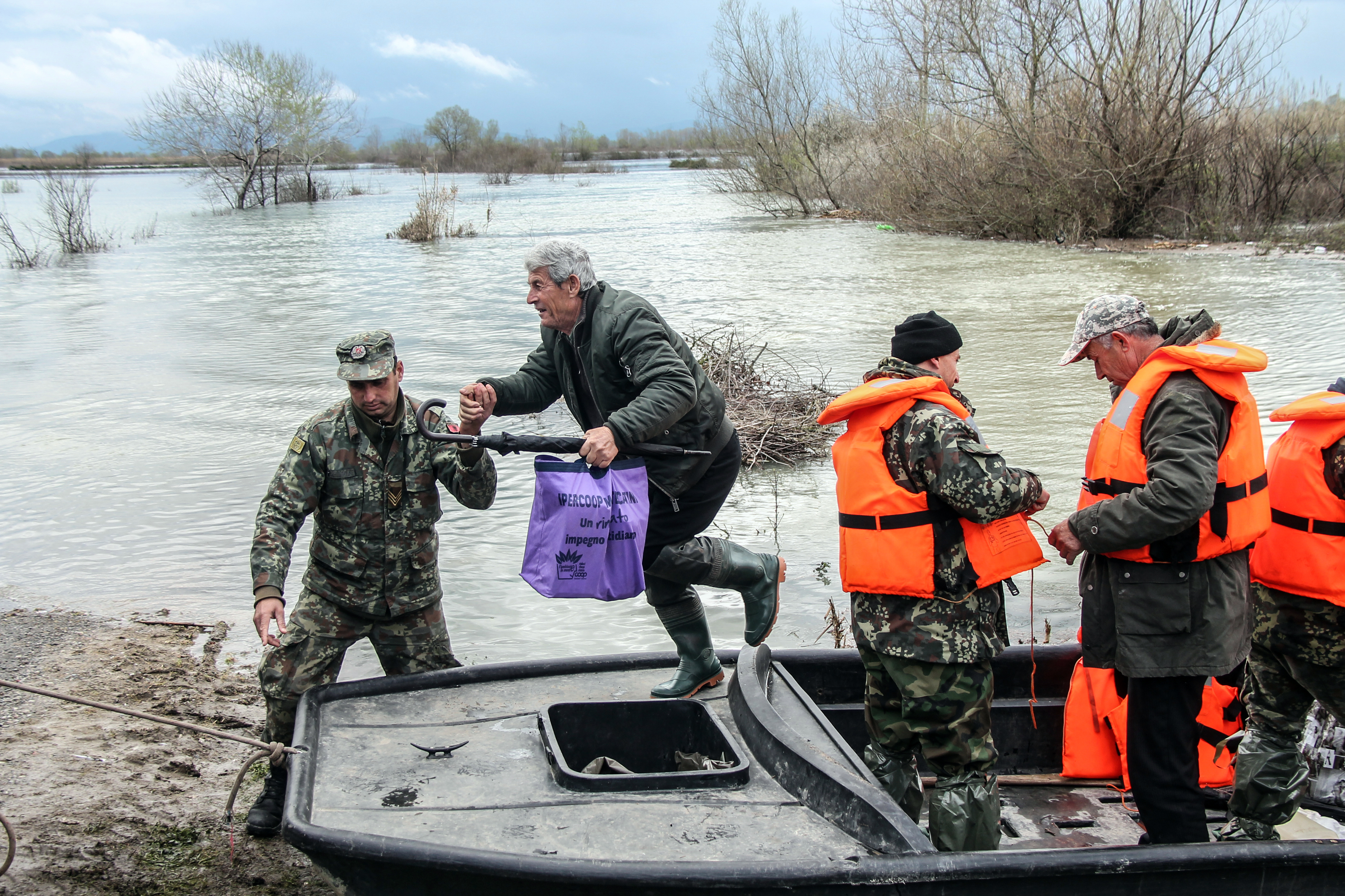 Flooding in Albania