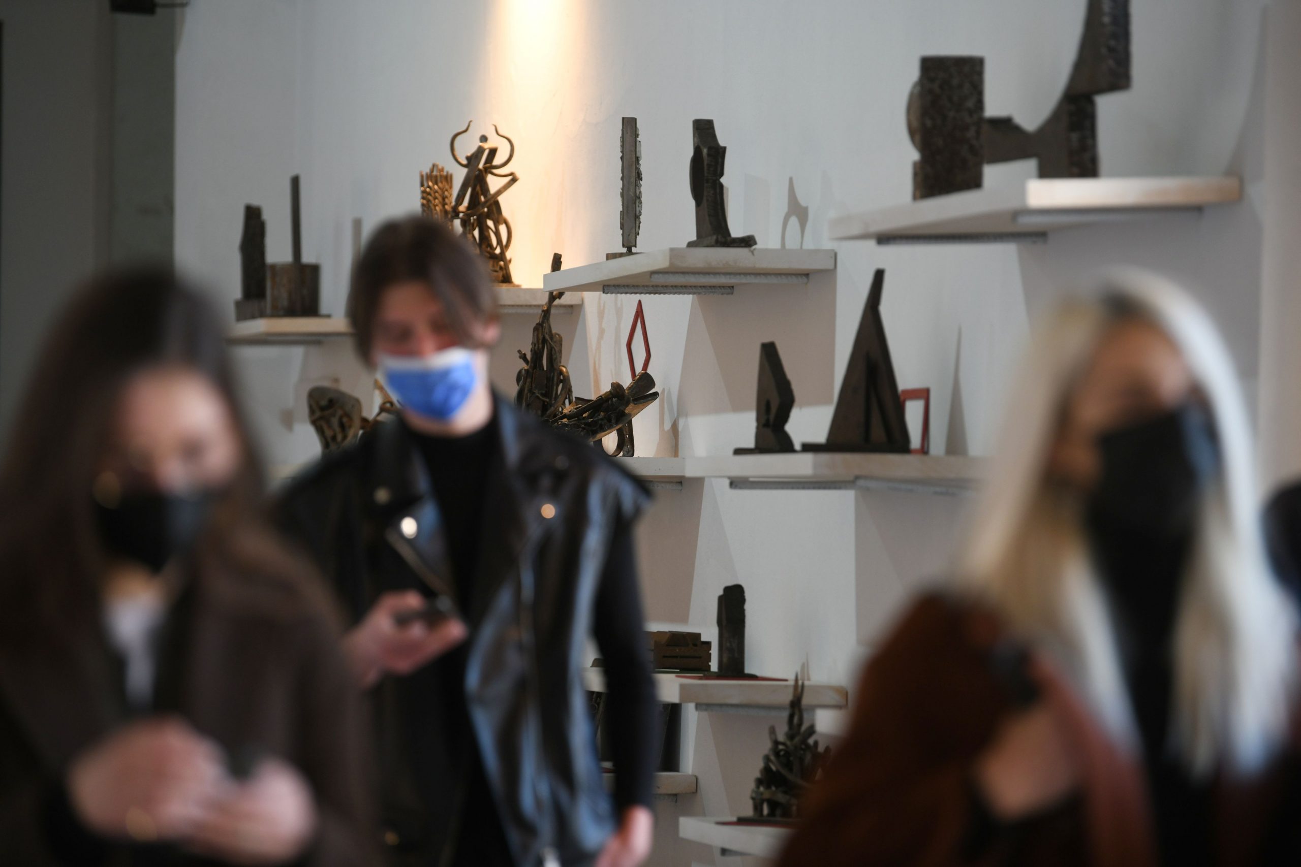 Beograd 09. april 2021. Retrospektivna izlozba Refleksije radova Mire Brtke u Muzeju grada Beograda Foto:Filip Krainčanić/Nova.rs