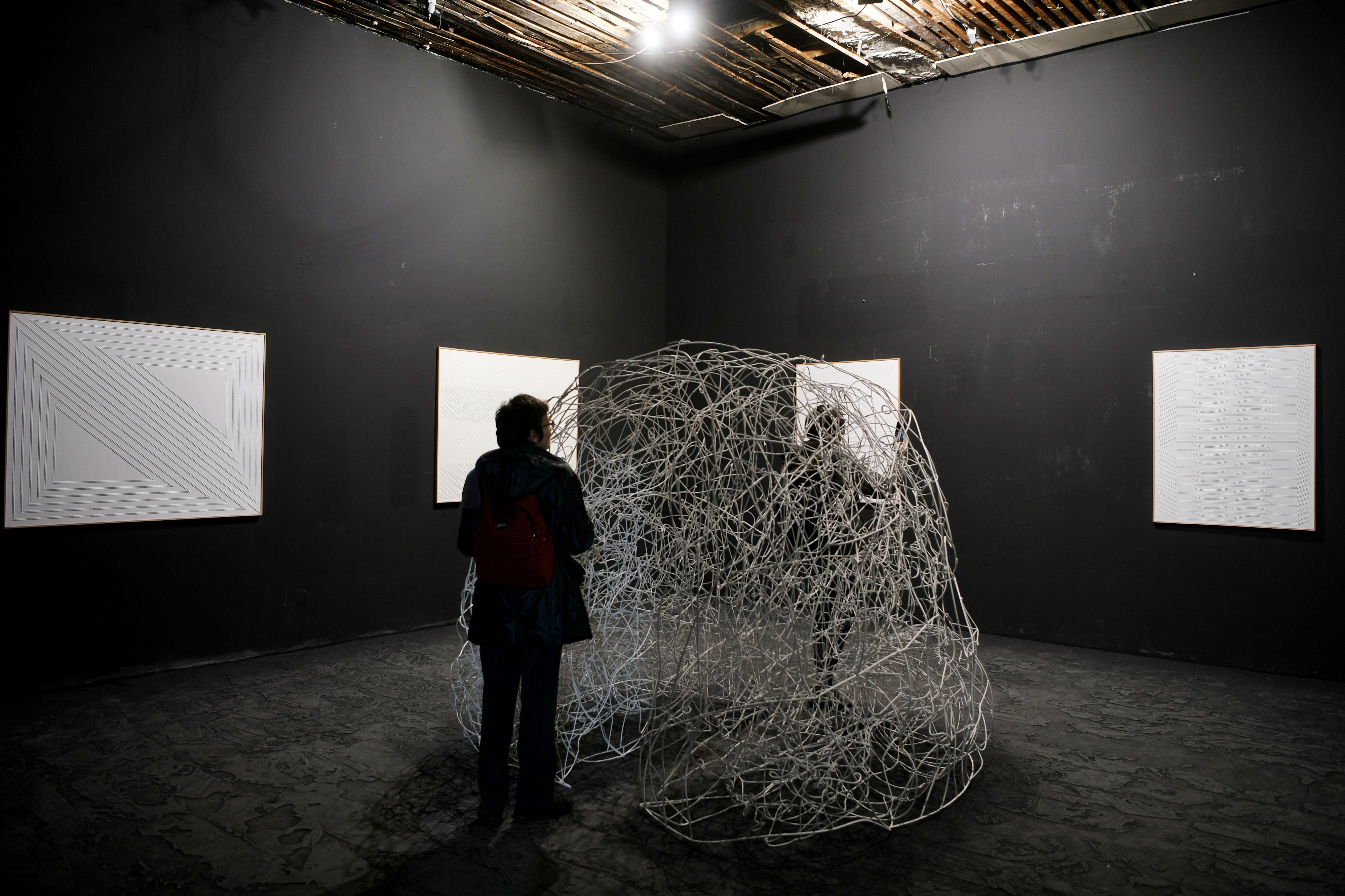 Beograd 09. april 2021. Retrospektivna izlozba Refleksije radova Mire Brtke u Muzeju grada Beograda Foto:Filip Krainčanić/Nova.rs