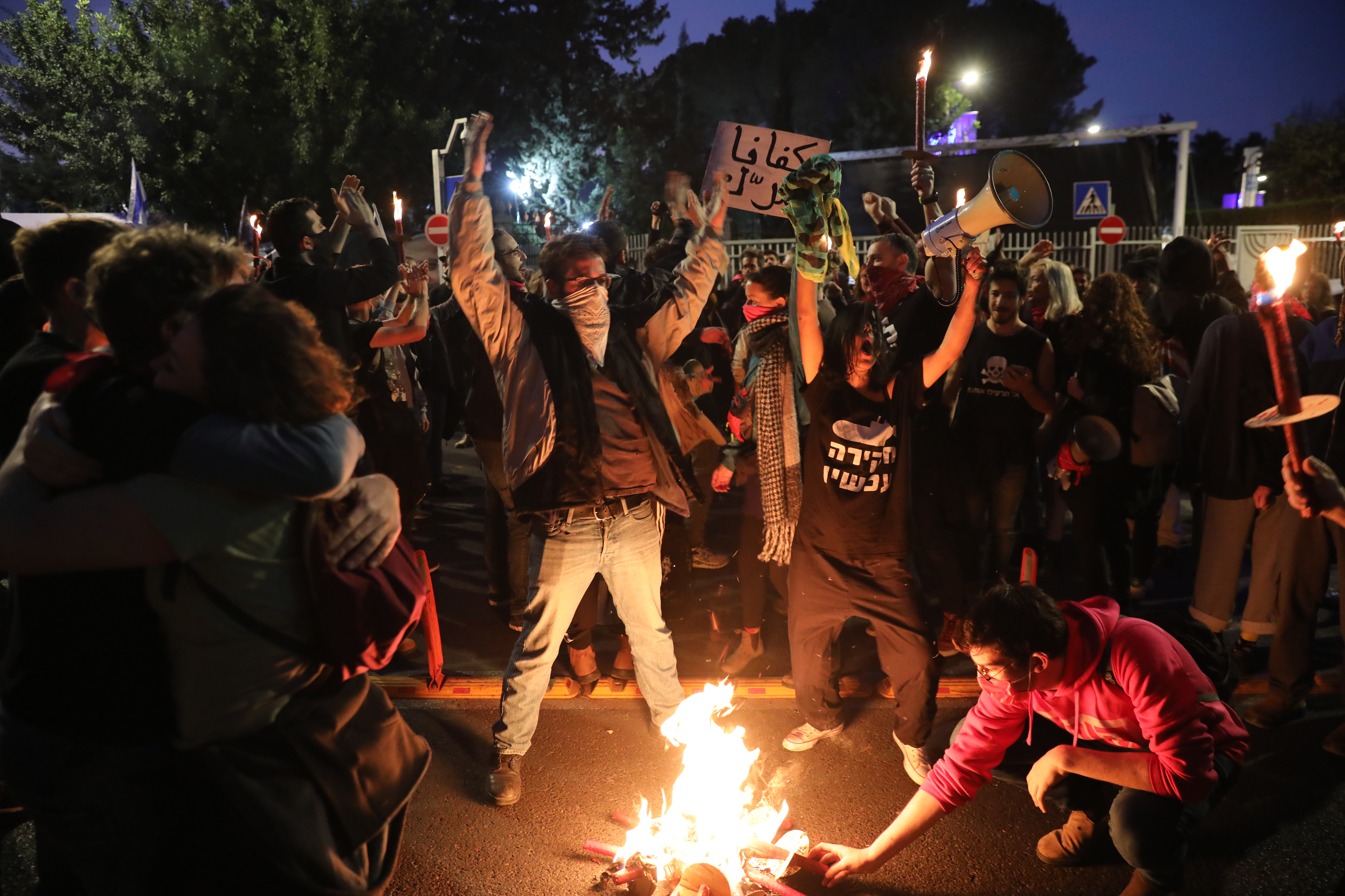 Anti-Netanyahu protest in Jerusalem