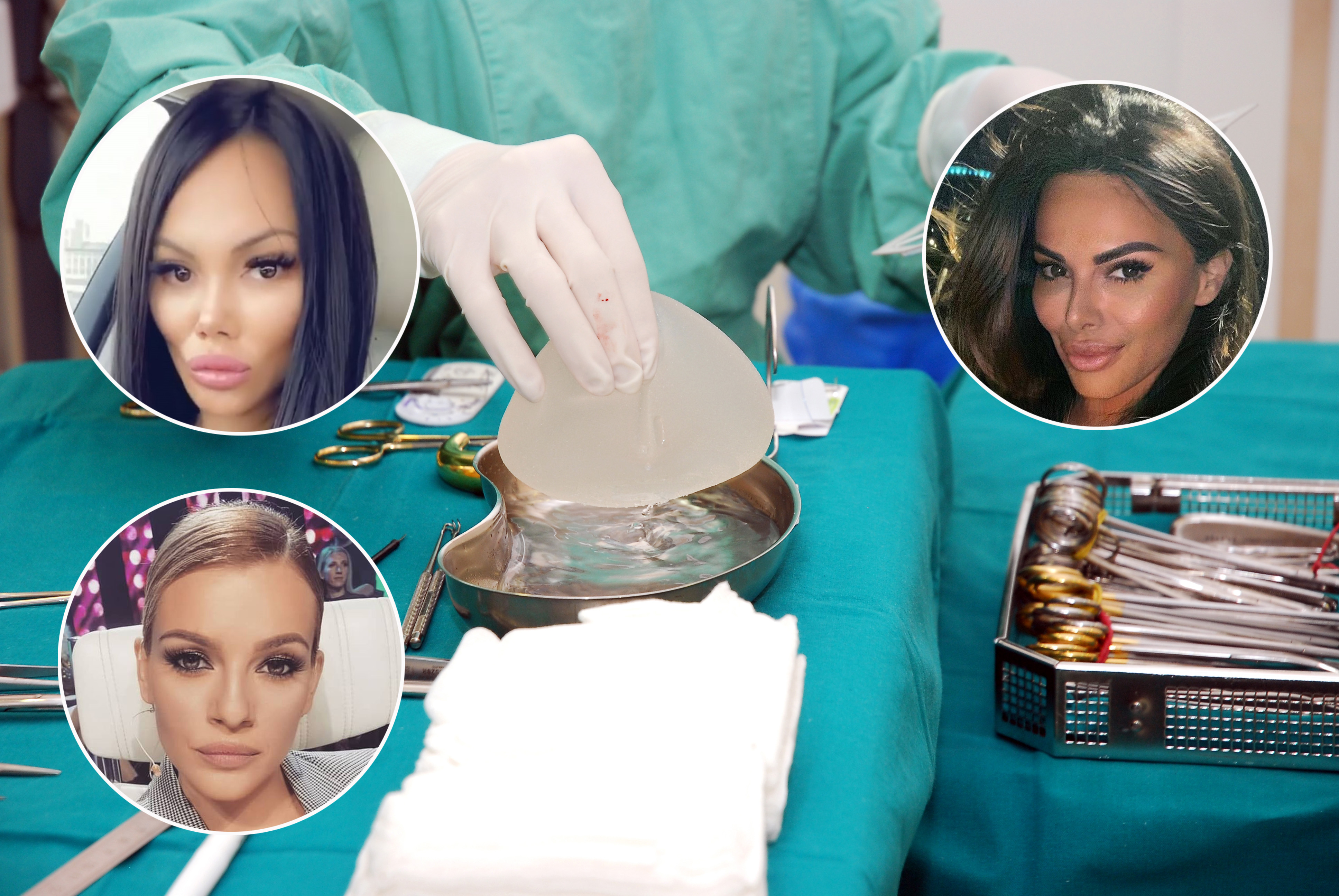 Plastična hirurgija, Tamara Djurić, Tamara Đurić, Jelena Kostov, Sonja Vuksanović, komboFoto: Shutterstock/Instagram/tamarastar89/kostovjelena/sf__fashion__style