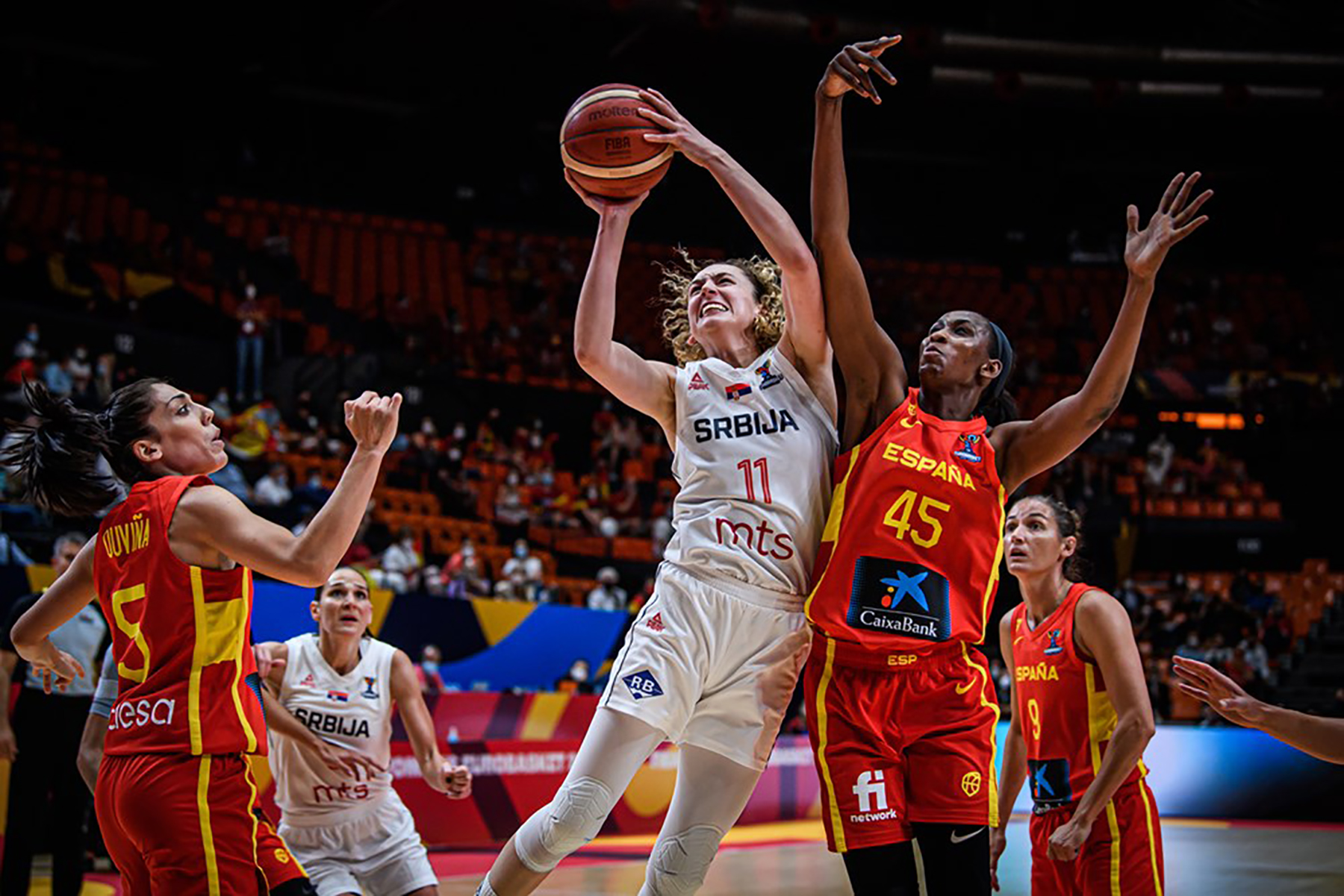 Košarka žene Srbija-Španija