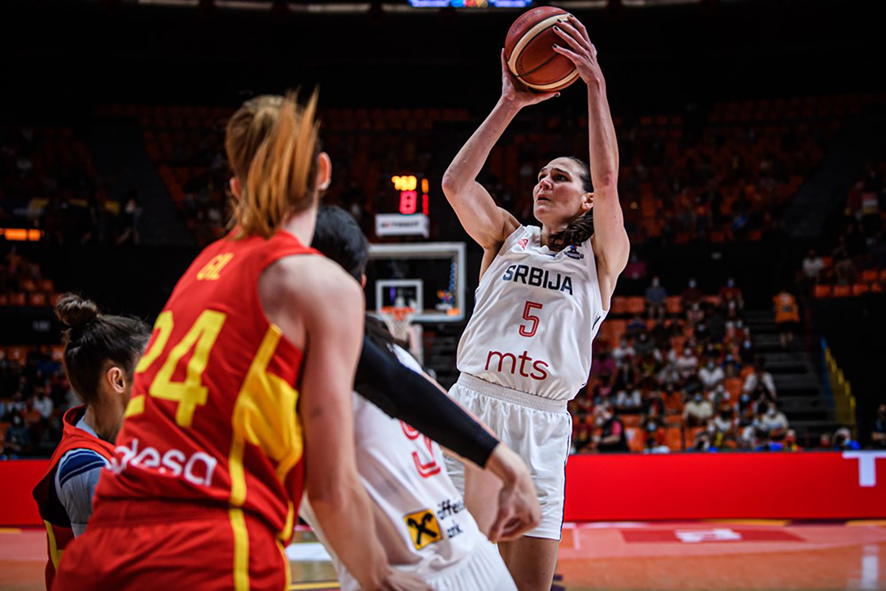 Košarka žene Srbija-Španija