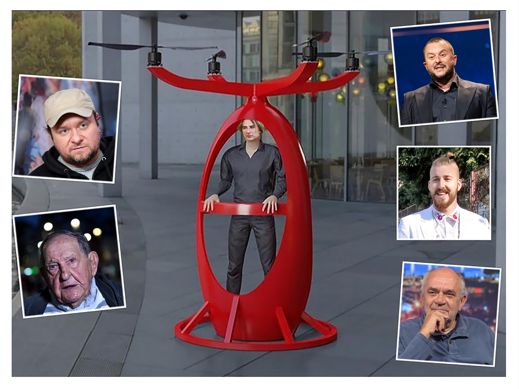 Feđa Stojanović, Vlasta Velisavljević, Marko Vidojković i Luka Maksimović (Beli Preletačević), Ivan Ivanovic