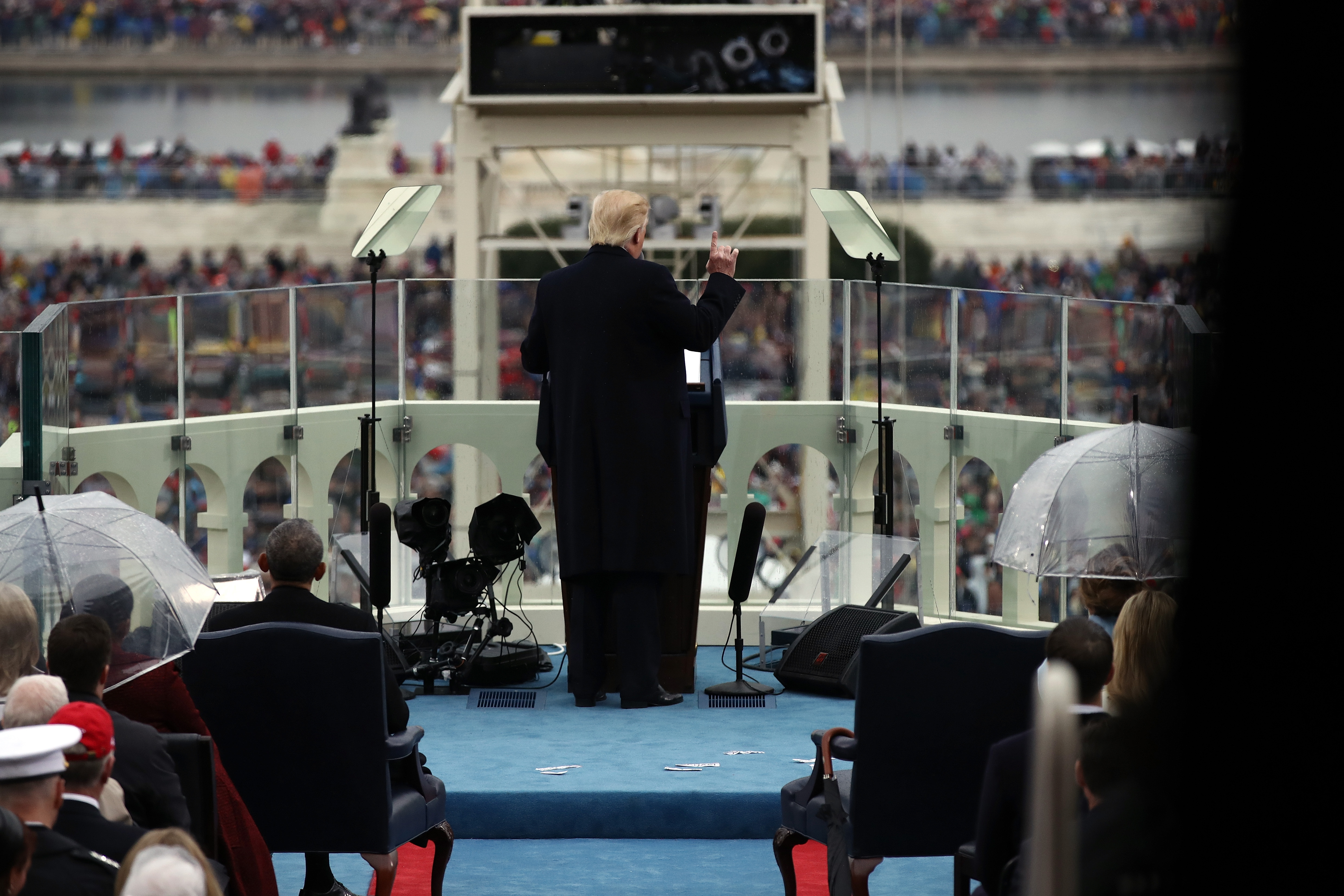 US Presidential Inauguration retro