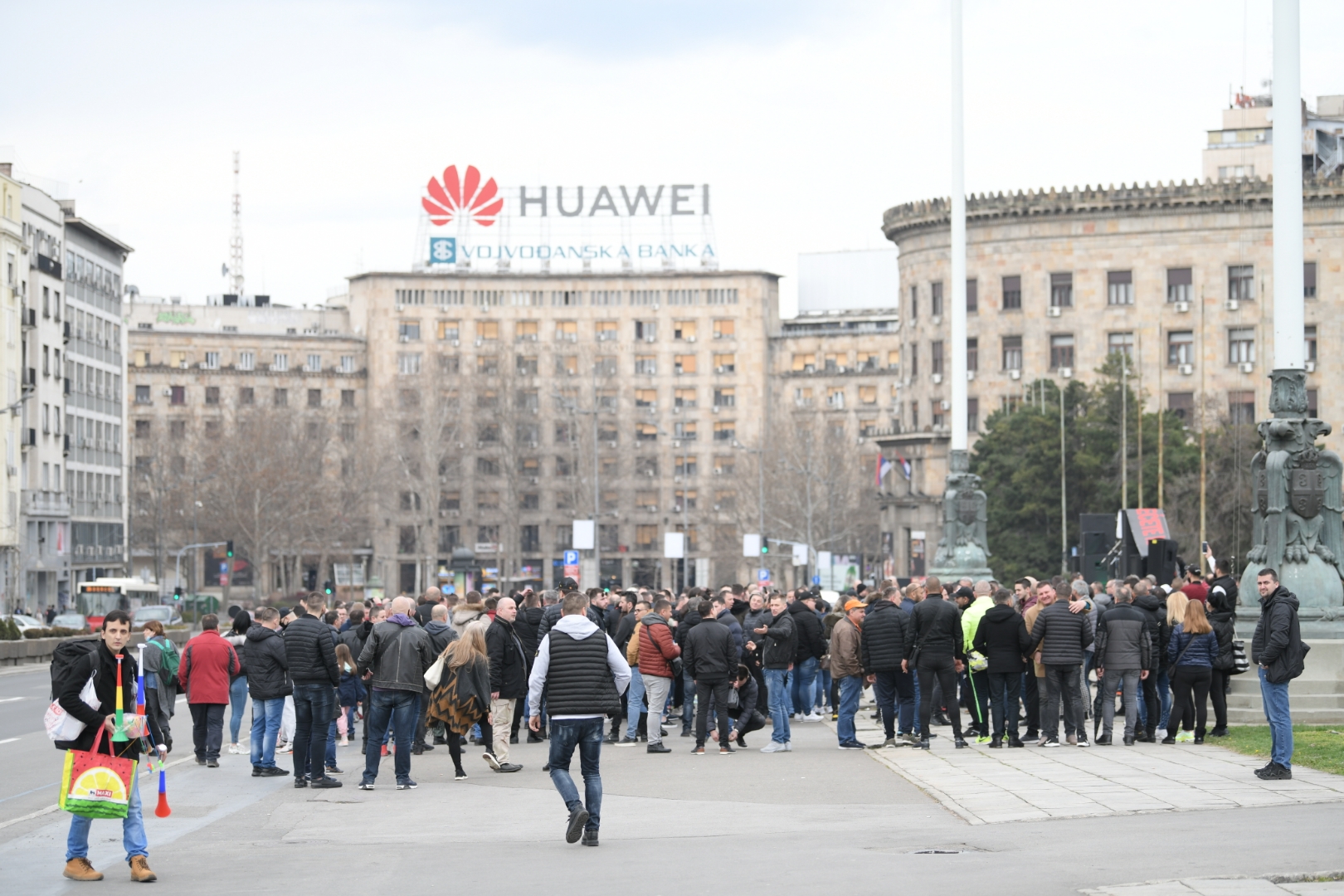 Beograd, 14.03.2021. Protest muzičara ispred Skupštine, muzičari Foto: Dragan Mujan/Nova.rs