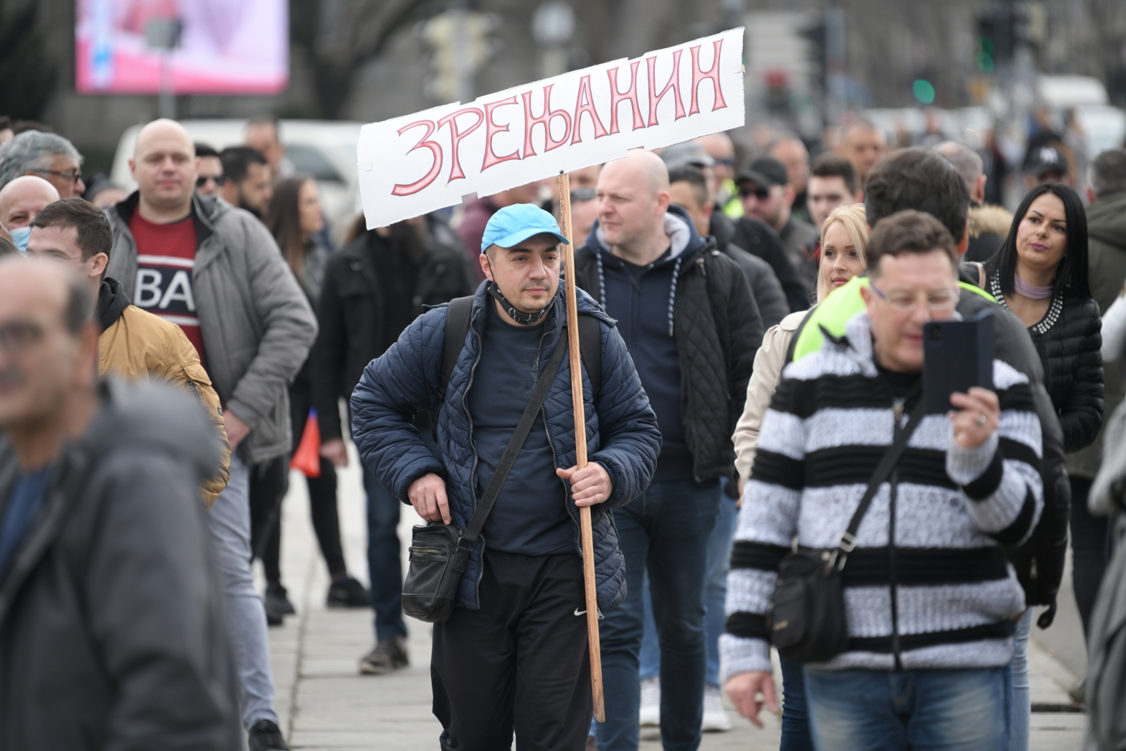 Beograd, 14.03.2021. Protest muzičara ispred Skupštine, muzičari Foto: Dragan Mujan/Nova.rs