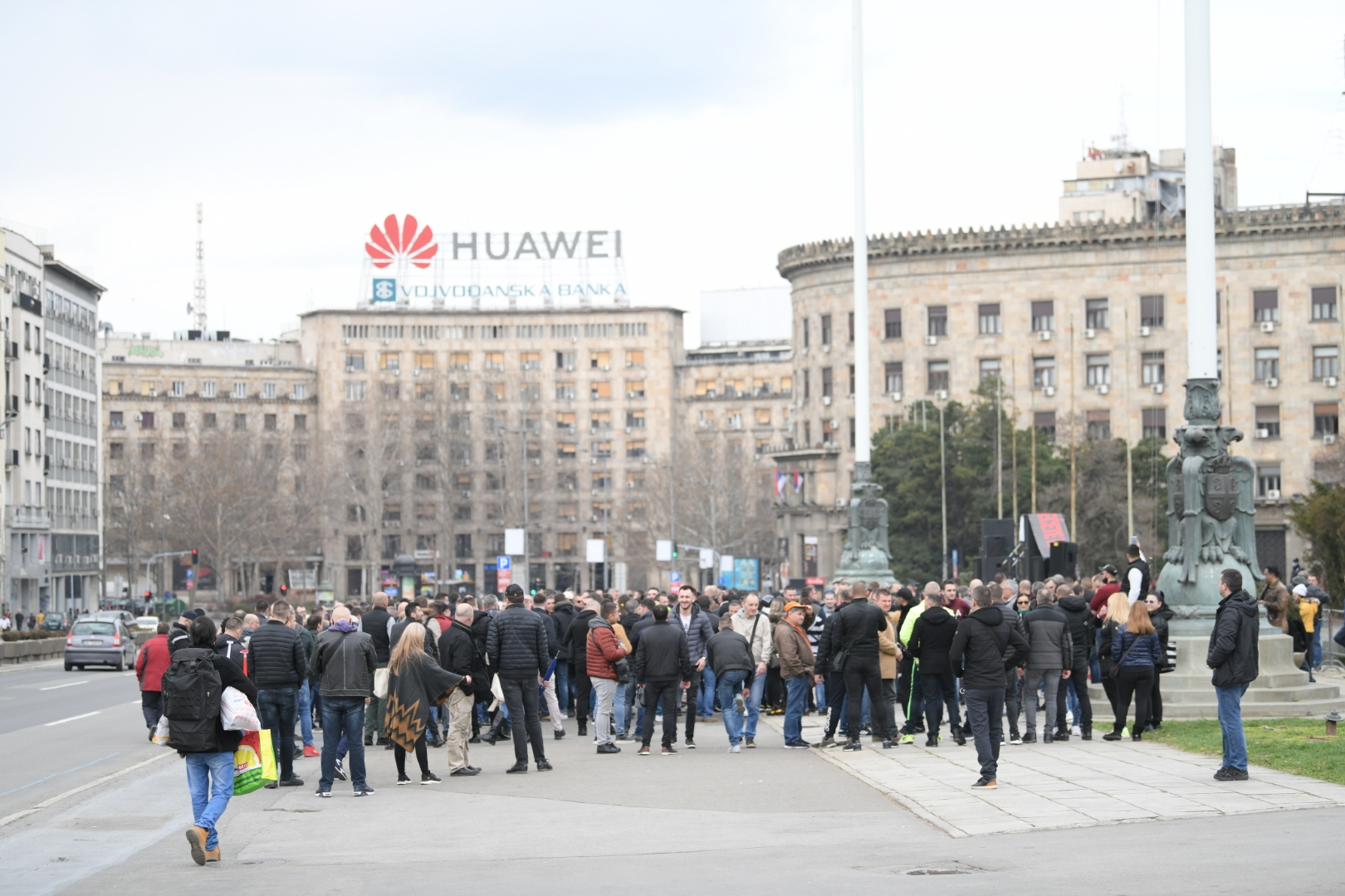 Beograd, 14.03.2021. Protest muzičara ispred Skupštine, muzičari Foto: Dragan Mujan/Nova.rs