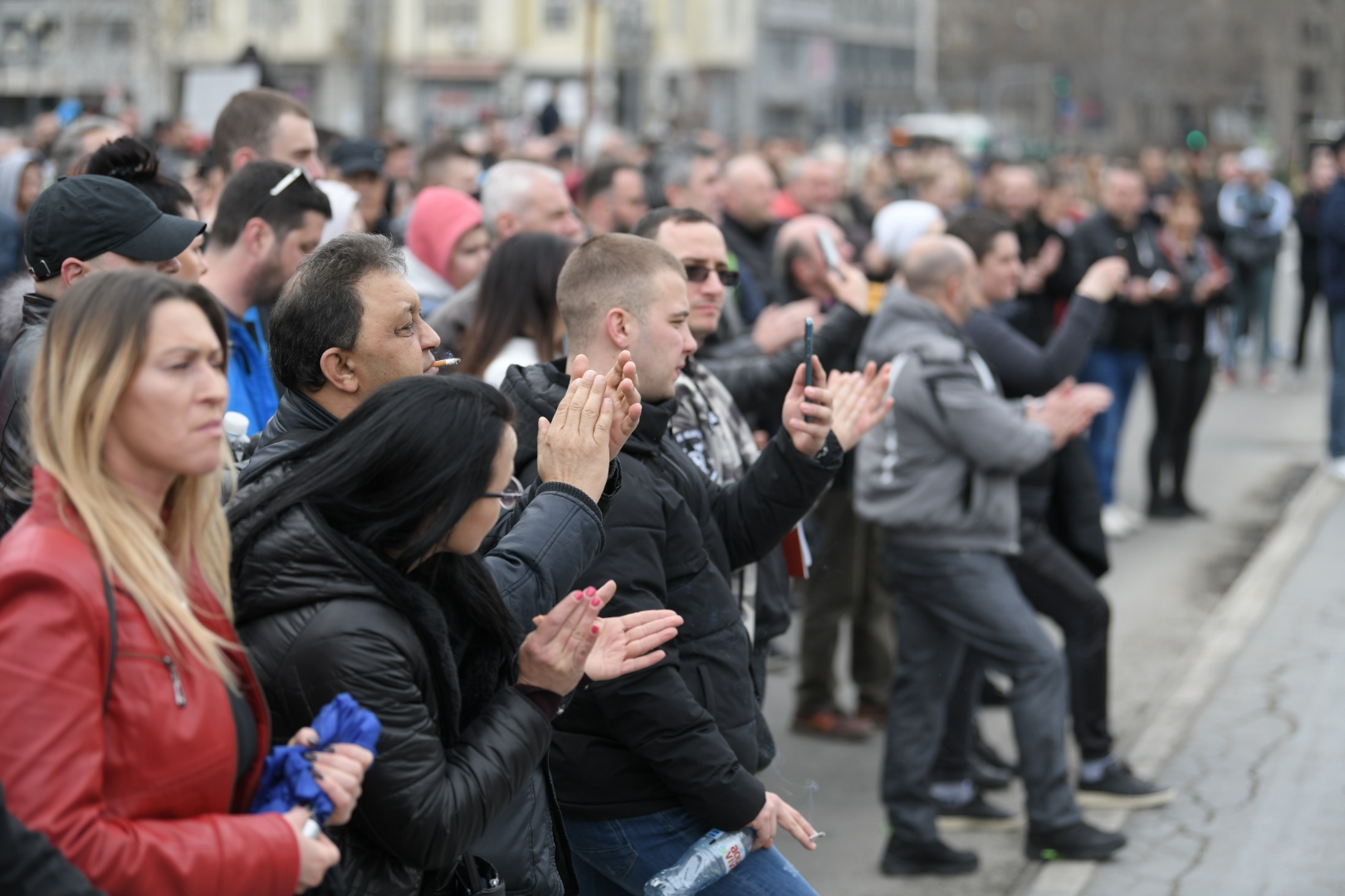 Beograd, 14.03.2021. Protest muzičara ispred Skupštine, muzičari Foto: Dragan Mujan/Nova.rs
