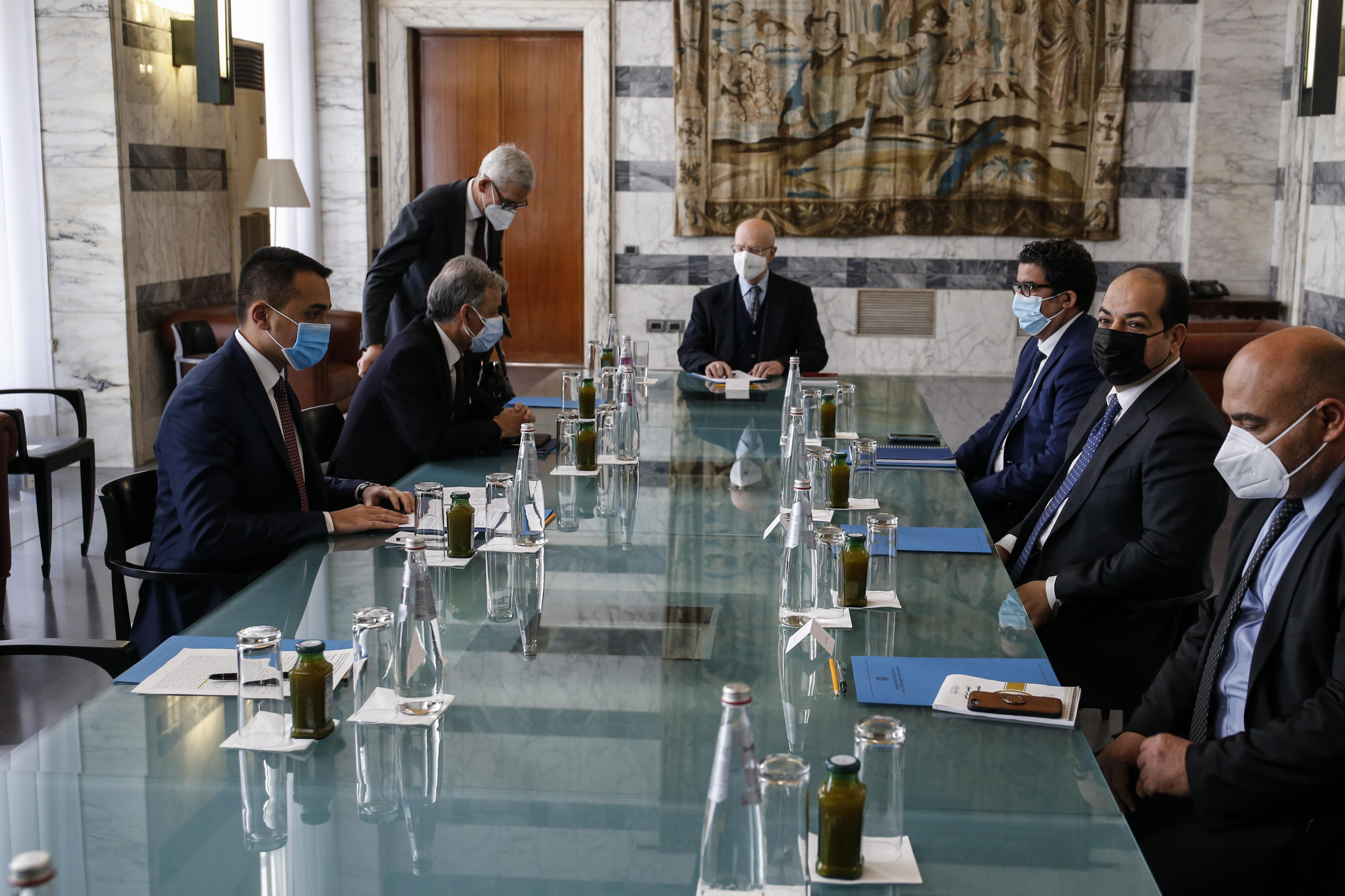 Libyan Deputy Prime Minister Ahmed Maiteeq visits Italy