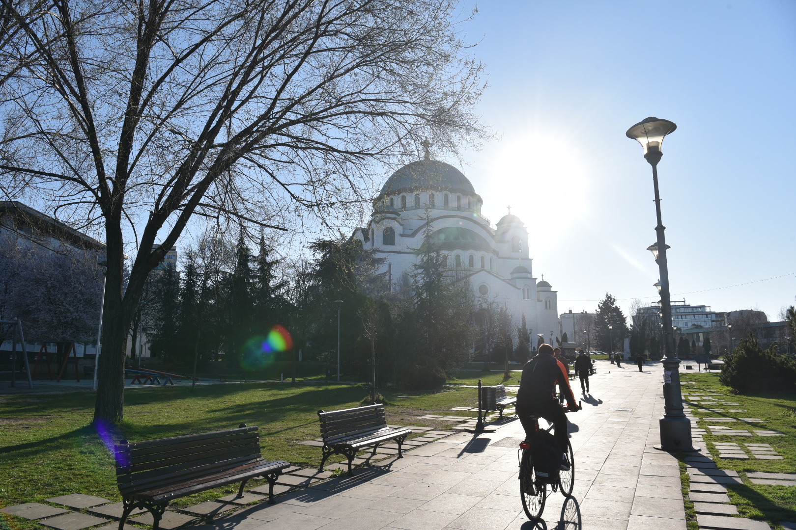 Beograd 16.03.2020. Hram Sveti Sava, Prvi dan vanrednog stanja u Srbiji Foto:Nemanja Jovanović/Nova.rs