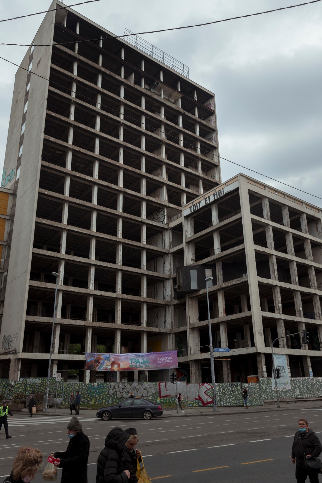 Beograd 27. april 2021. Zgrada nekadasnje Beobanke na Zelenom vencu, Beobanka, Zeleni venac Foto:Nemanja Jovanovic/Nova.rs