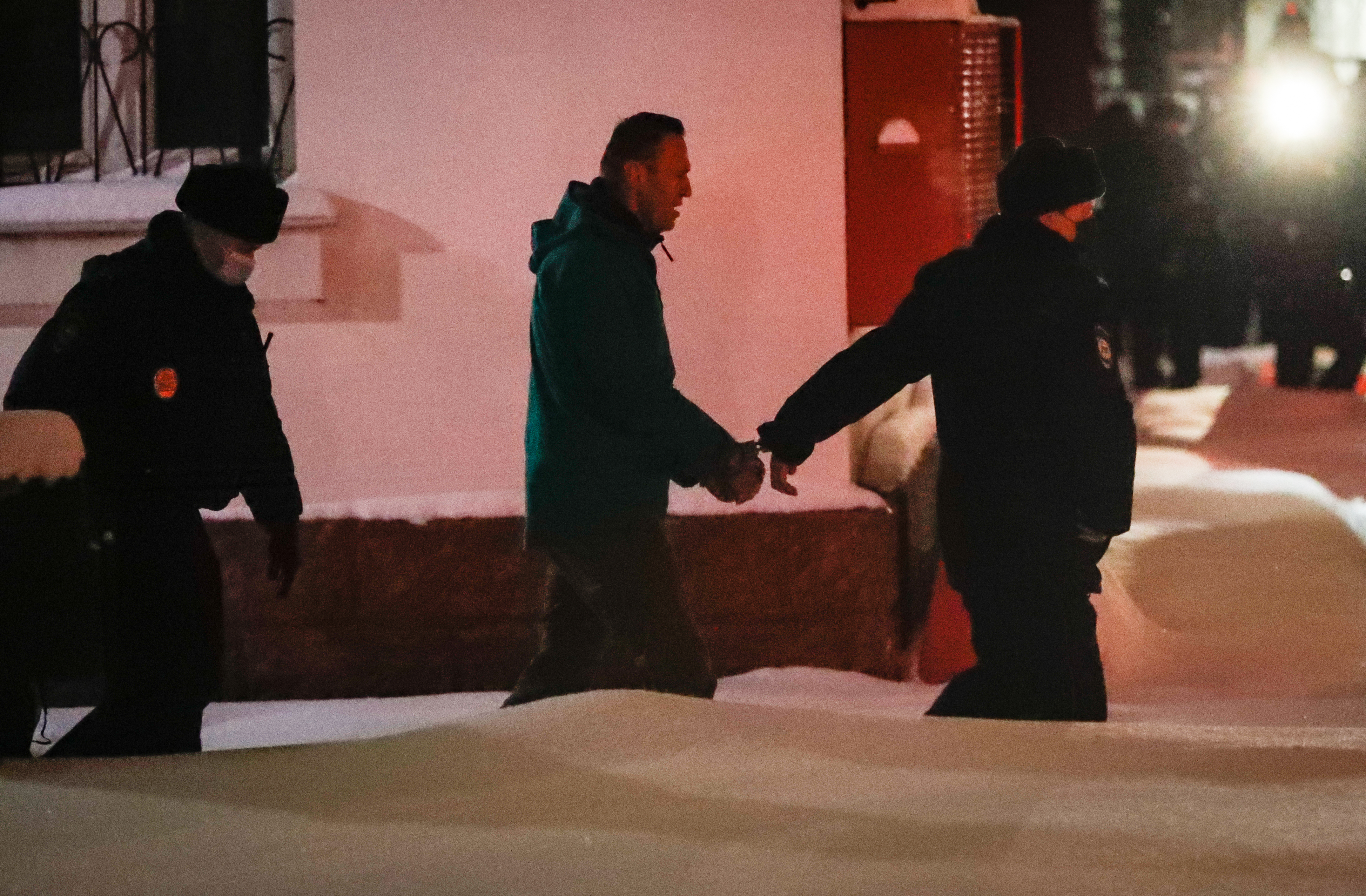 Russian opposition leader Alexei Navalny arrest