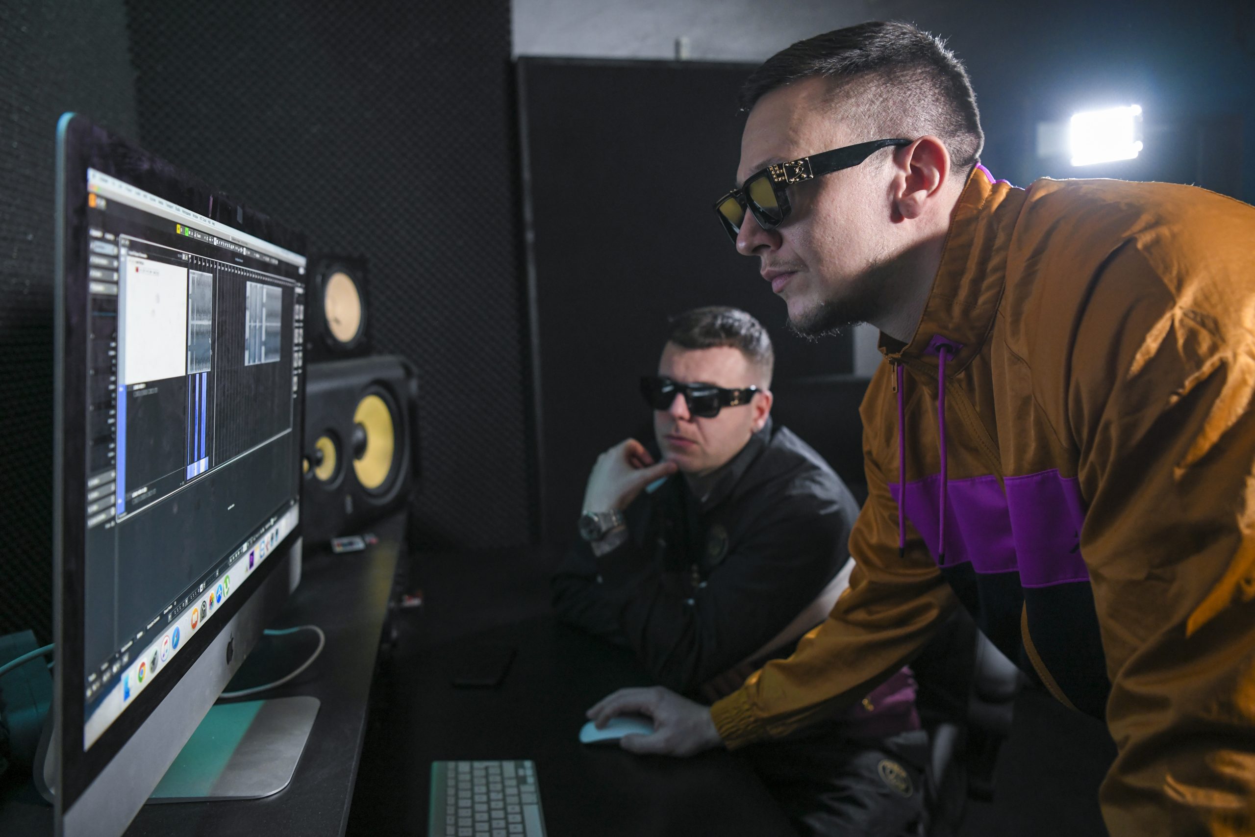 Beograd 01. februar 2021. Korona i Rimski, Corona & Rimski, Predrag Miljkovic (Korona) i Premil Jovanovic (Rimski) intervju Foto:Dragan Mujan/Nova.rs