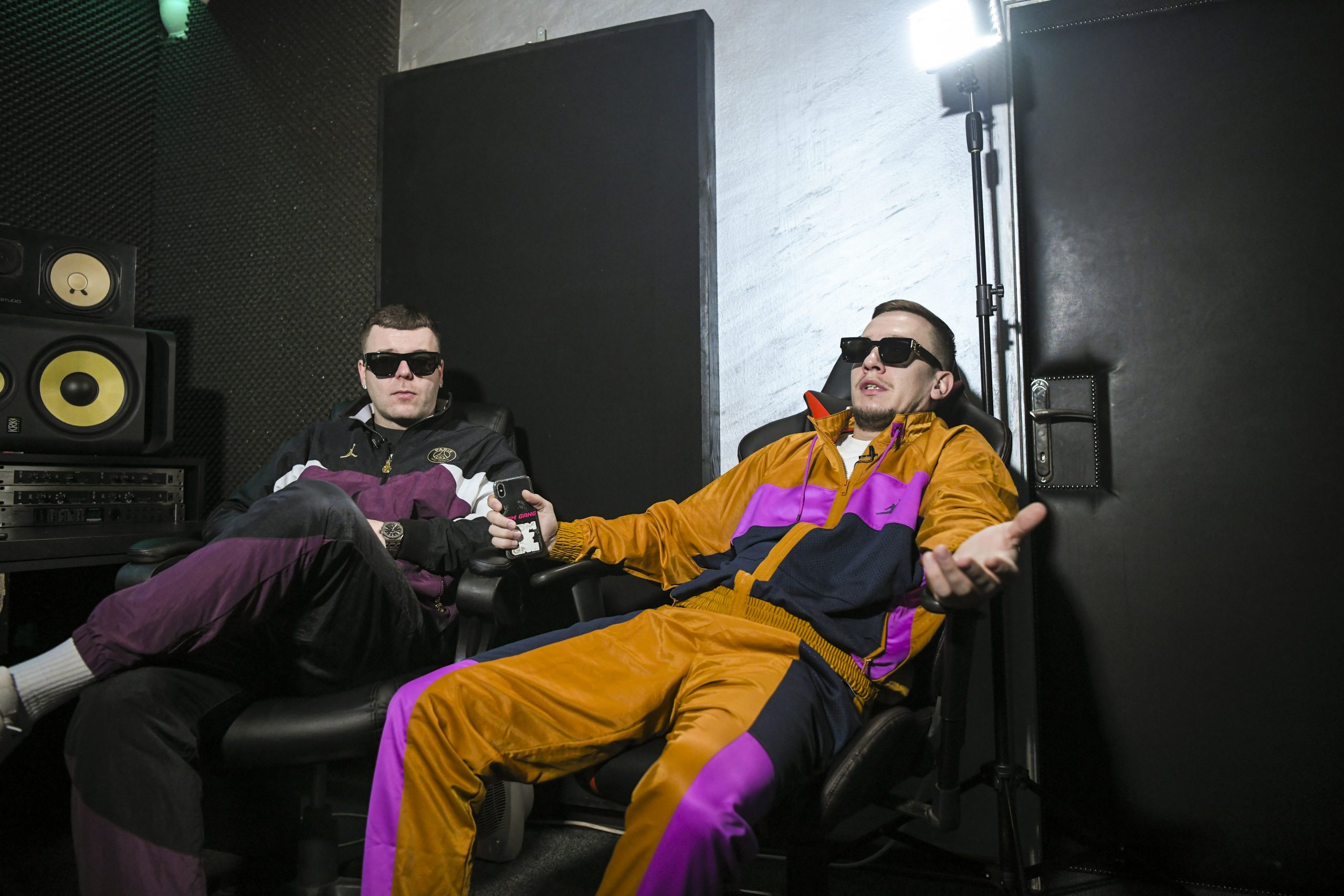 Beograd 01. februar 2021. Korona i Rimski, Corona & Rimski, Predrag Miljkovic (Korona) i Premil Jovanovic (Rimski) intervju Foto:Dragan Mujan/Nova.rs