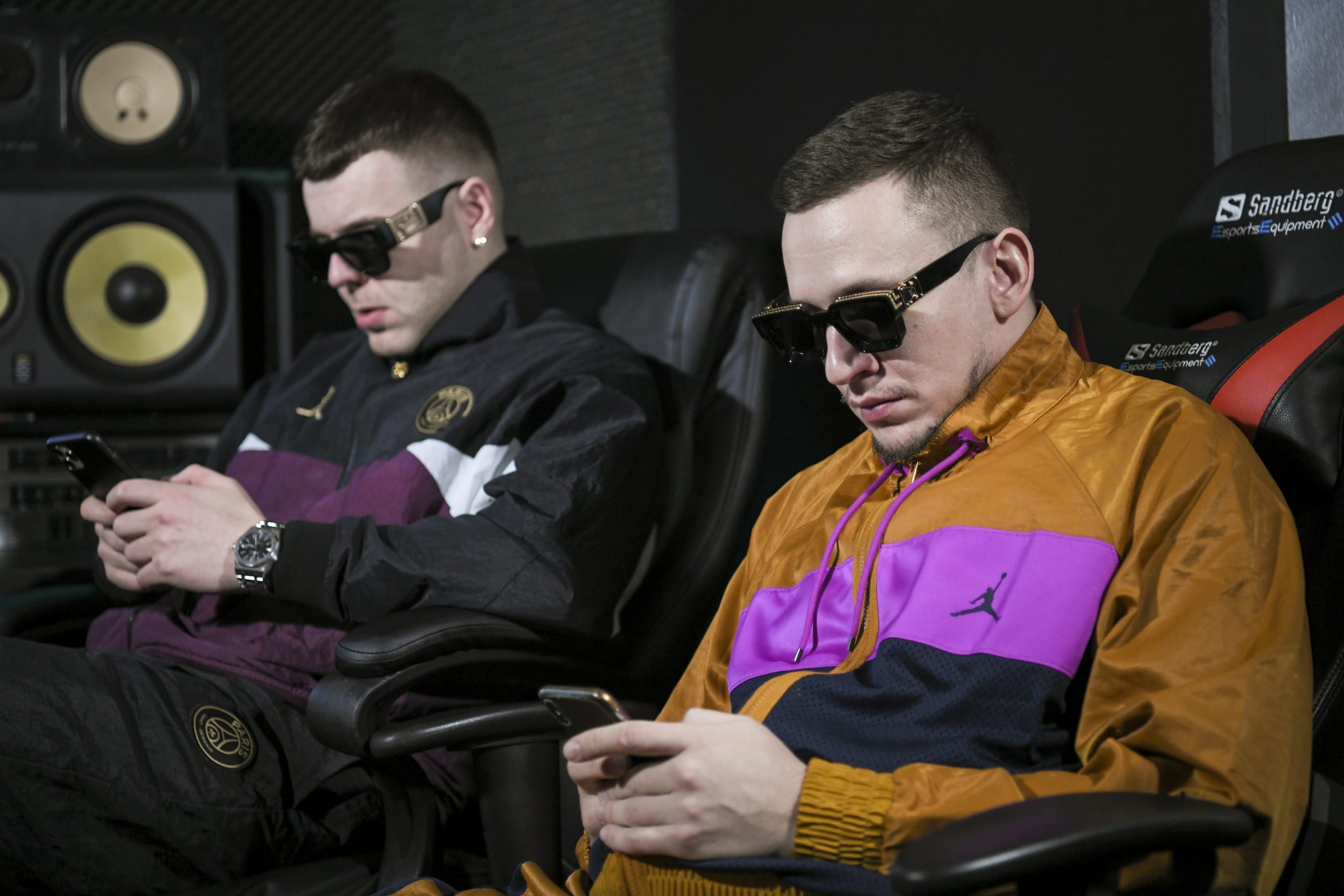 Beograd 01. februar 2021. Korona i Rimski, Corona & Rimski, Predrag Miljkovic (Korona) i Premil Jovanovic (Rimski) intervju Foto:Dragan Mujan/Nova.rs