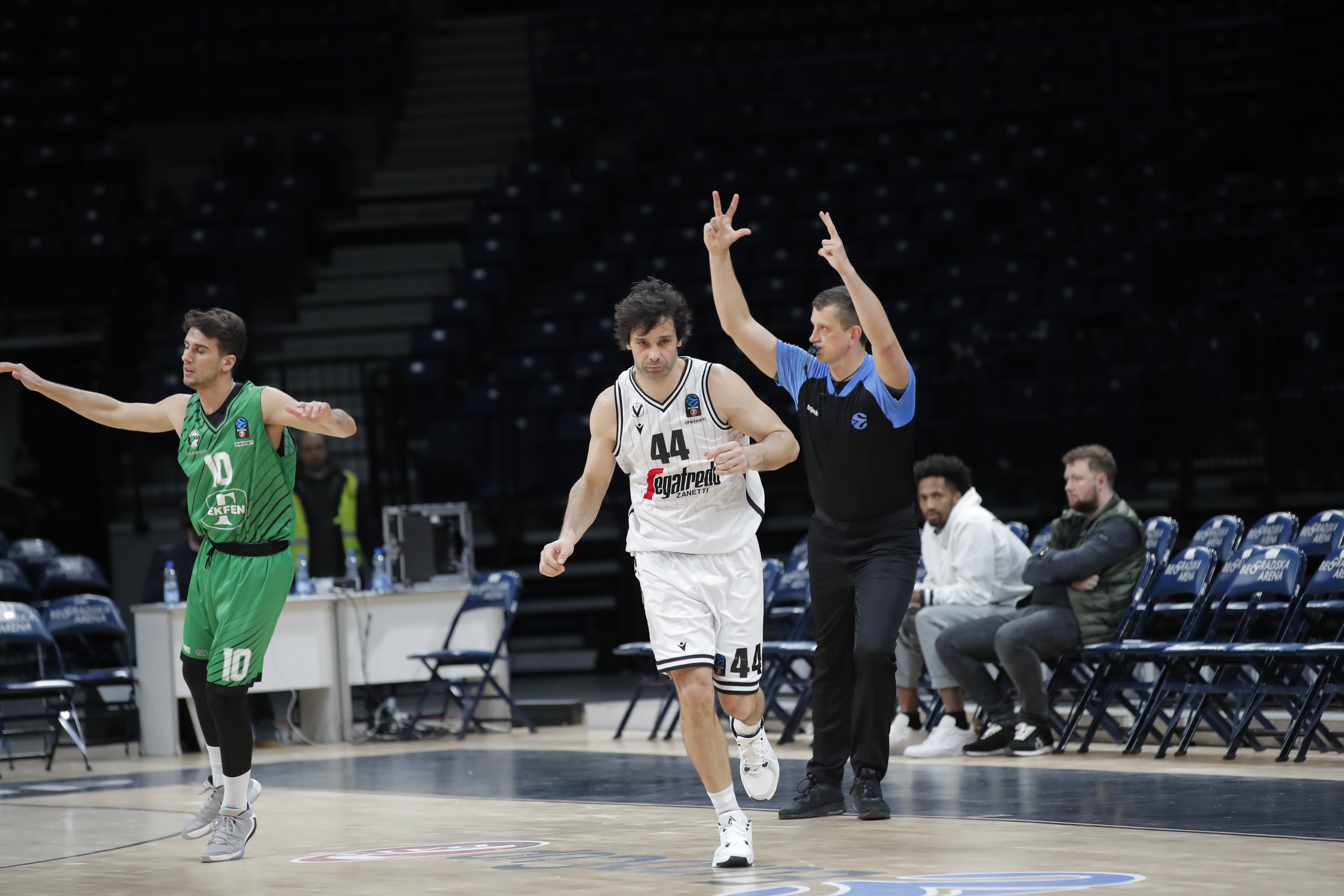 Milos Teodosic Eurocup basketball match between Darusafka and Virtus in Belgrade, Serbia March 5.  Beograd, Srbija 5.3.2020. (credit image &amp; photo: Pedja Milosavljevic/STARSPORT)