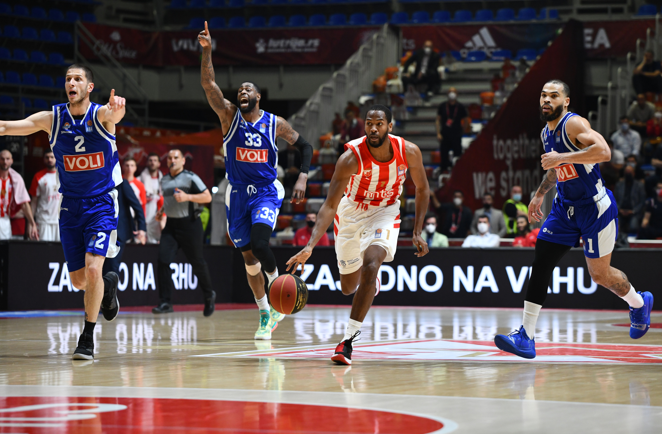 ABA Liga, plej of play off  Crvena Zvezda - Buducnost 18.5.2021. Maj 18. 2021.  foto: Dragana Stjepanovic / STARSPORT