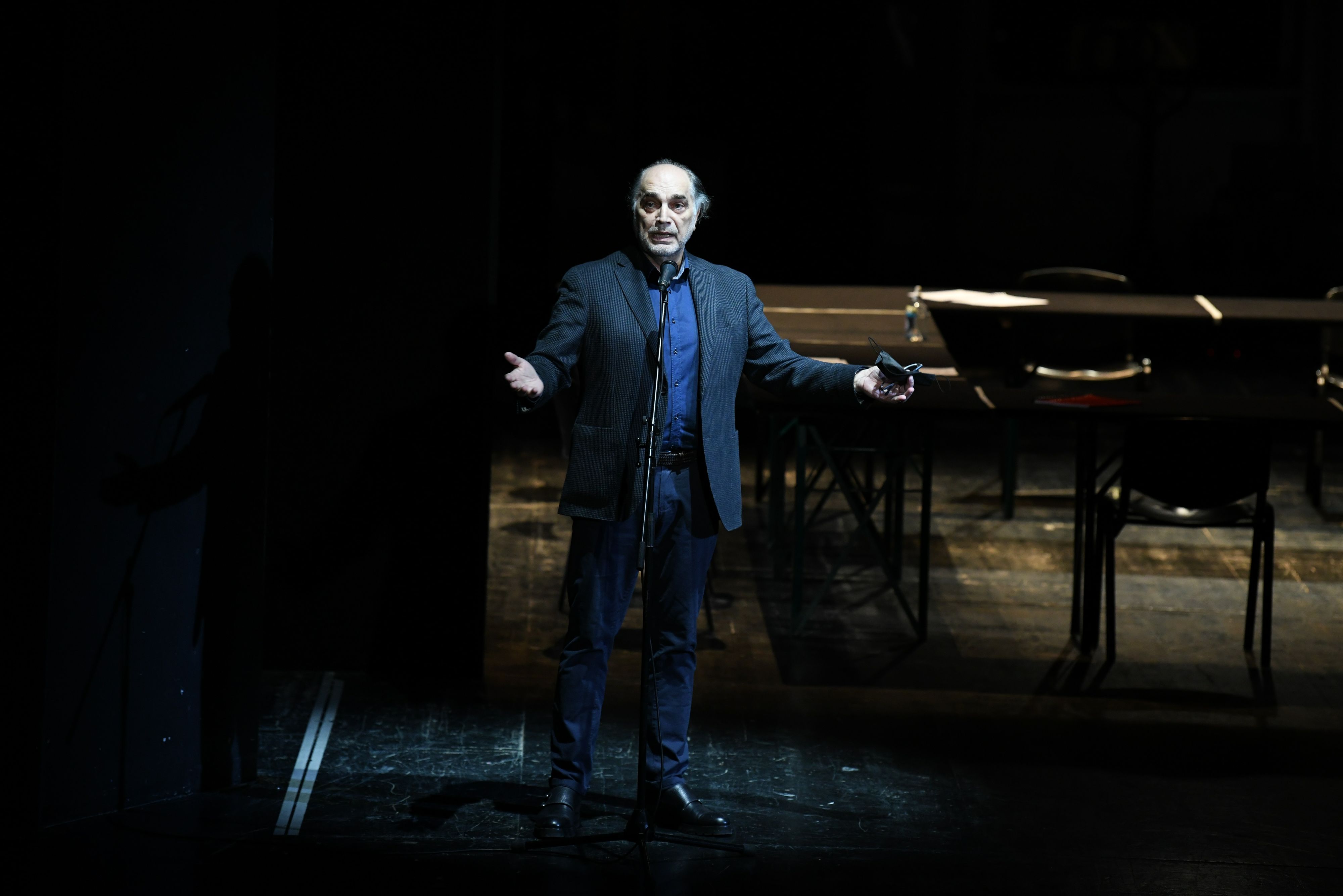 Beograd 02. april 2021. Komemoracija povodom smrti glumca Vlaste Velisavljevica Foto:Goran Srdanov/Nova.rs