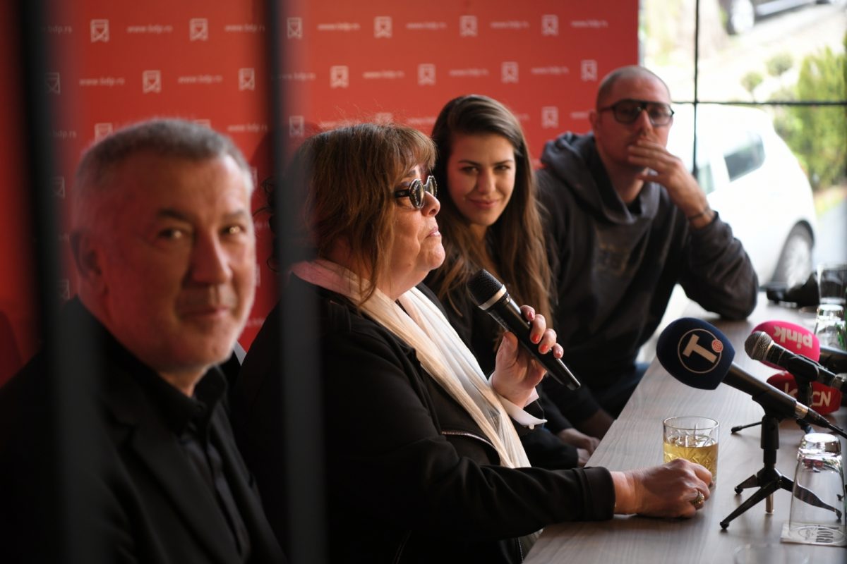 Beograd 02. april 2021. Beogradsko dramsko pozoriste konferencija za novinare povodom prestave Tiho tece Misisipi Foto:Dragan Mujan/Nova.rs