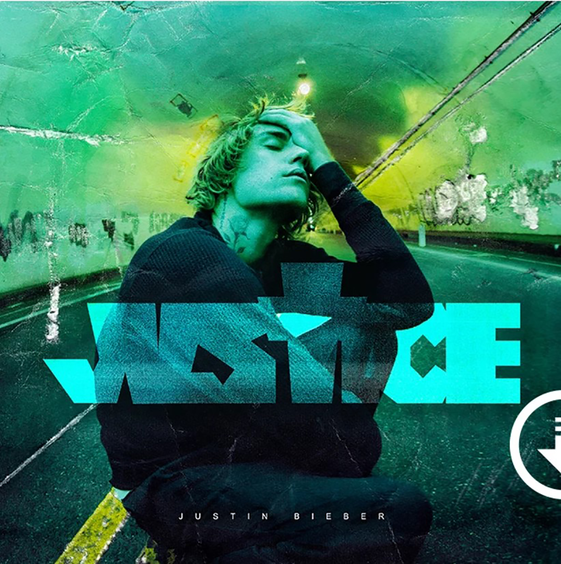 Džastin Biber, omot albuma Justice