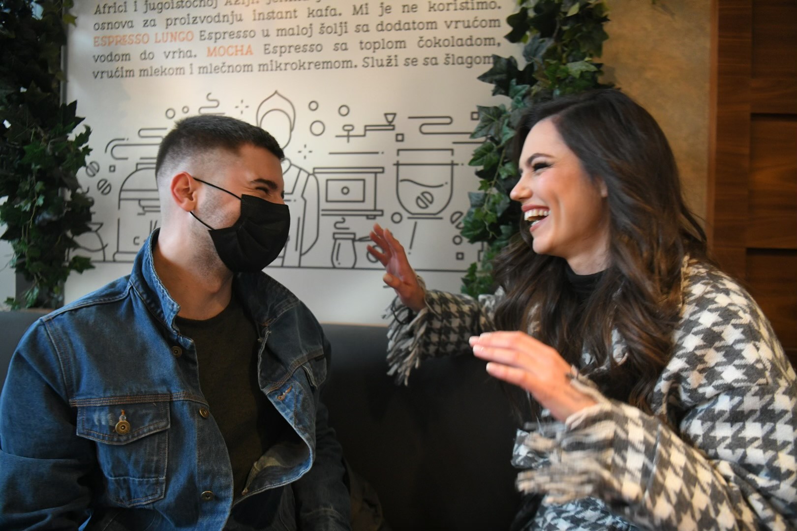 Beograd 09.02.2021. Pero Jovović, Olja Lević, lajv Foto: Nemanja Jovanović/Nova.rs