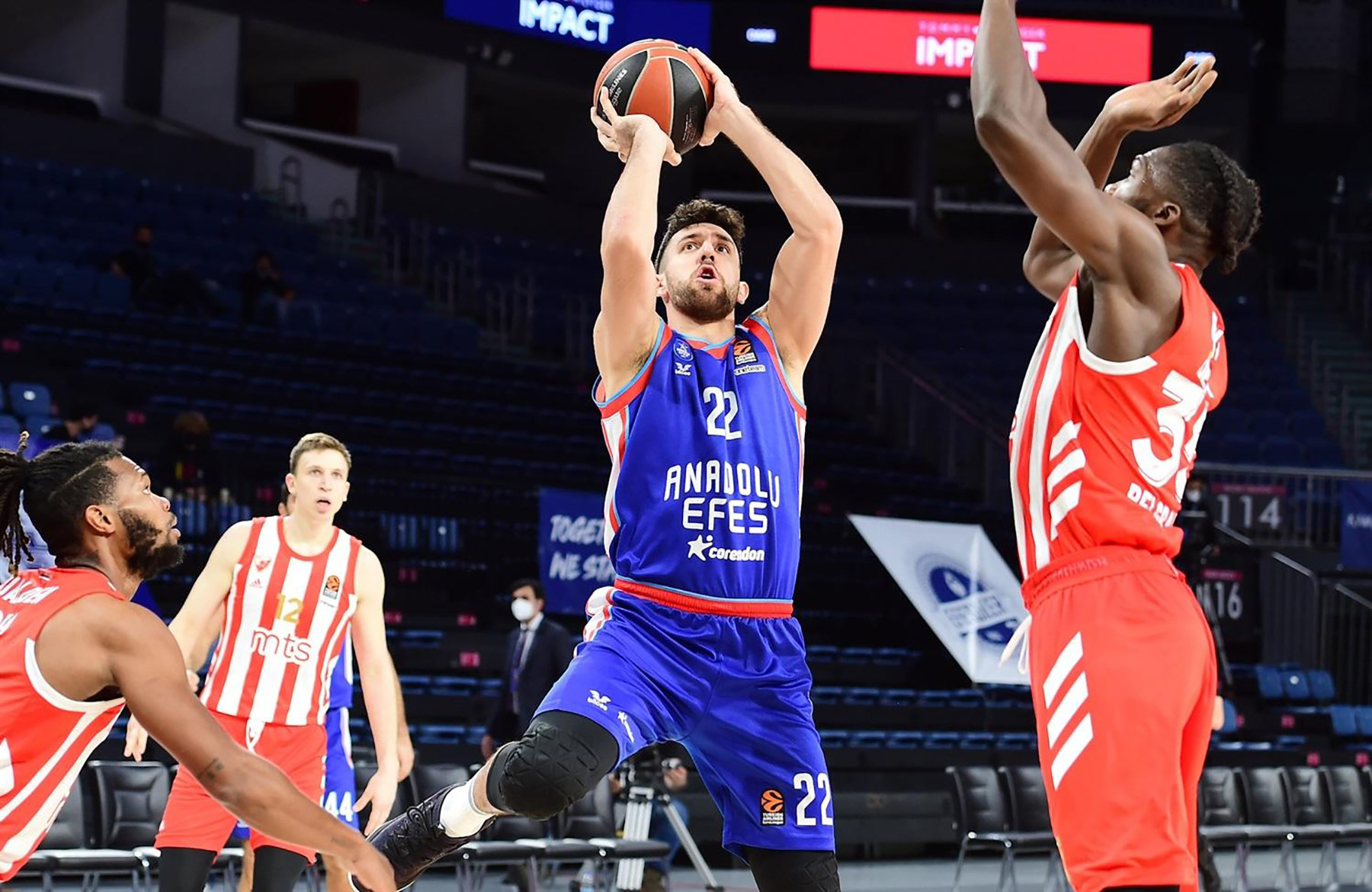 Mesto: Istanbul
Datum: Tue Jan 26 19:07:50 CET 2021
Dogadjaj: SPORT/KOŠARKA - utakmica Efes - Crvena zvezda u 22. kolu Evrolige, 86:72
Ličnosti: Vasilije Micić
Izvor: FoNet/Evroliga