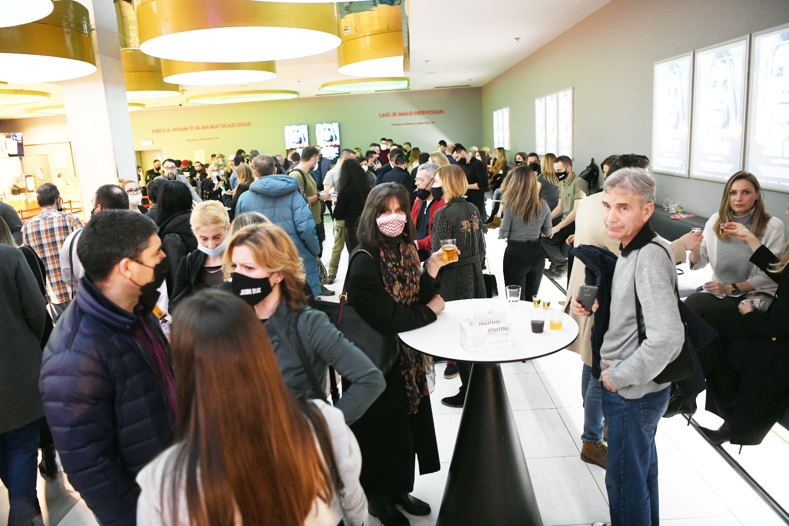 Beograd 10. februar 2021. Premijera filma Jedini izlaz Foto:Vesna Lalić/Nova.rs