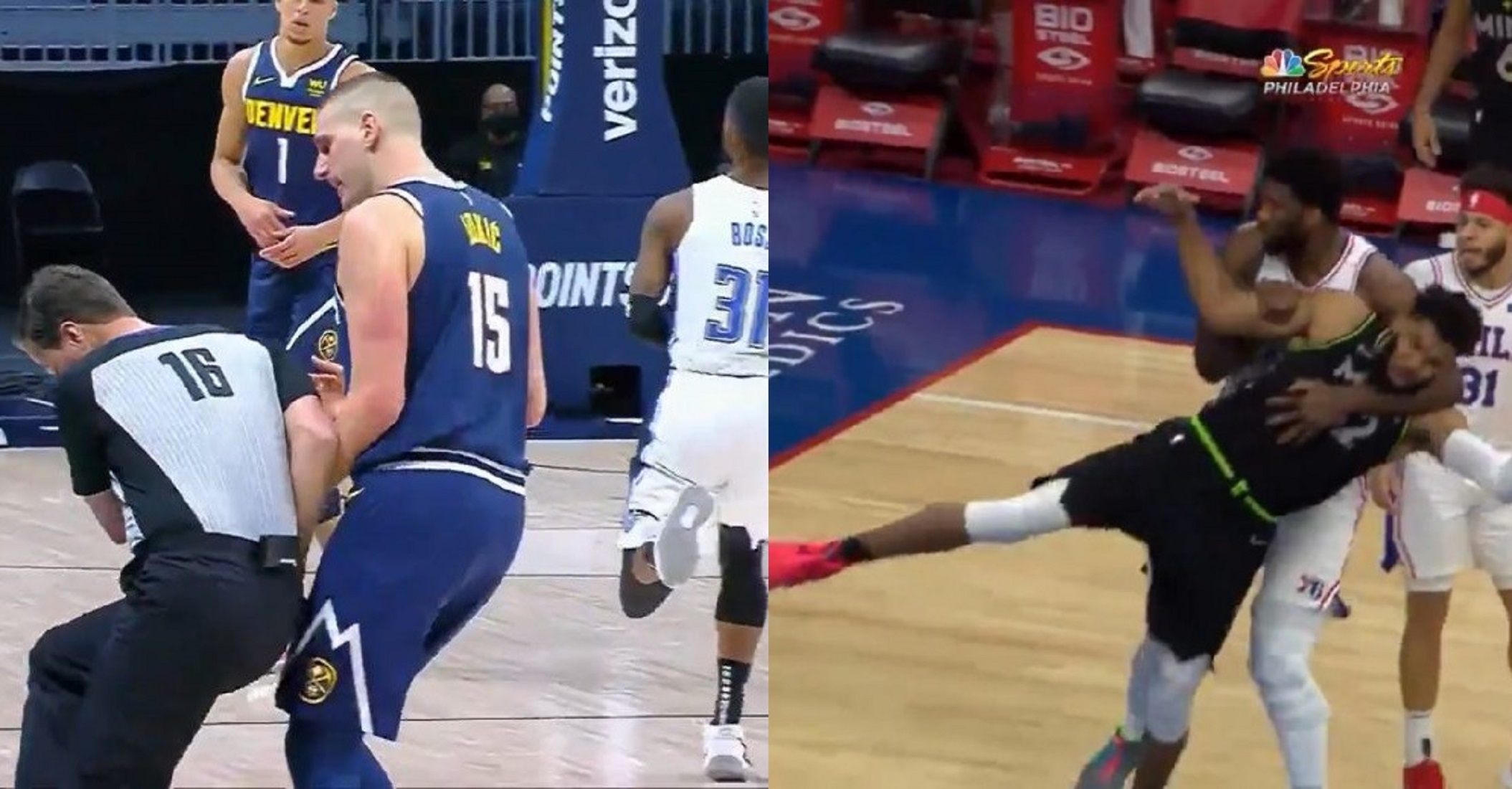 Nikola Jokić i Džoel Embid