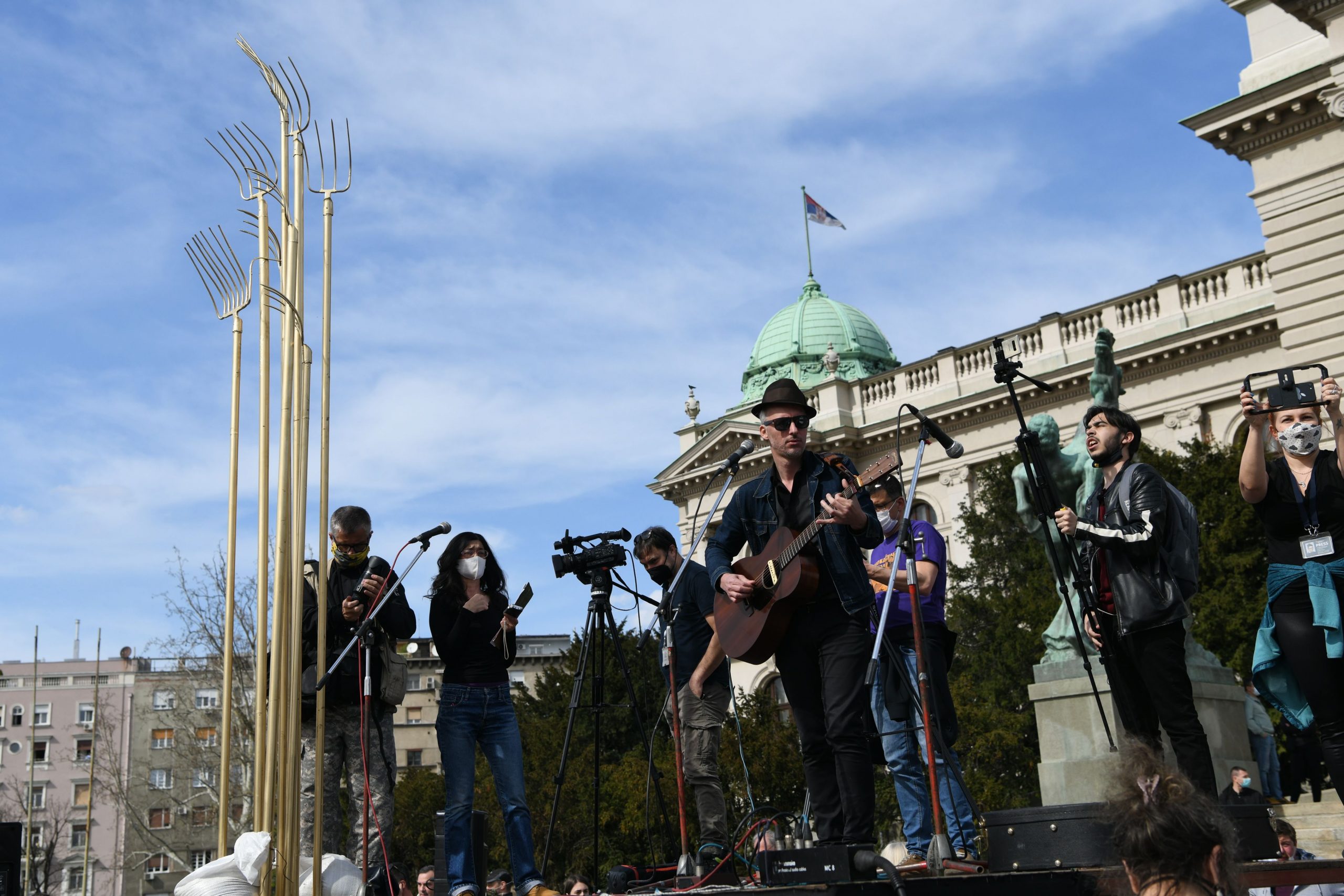 Nenad Marić, Kralj Čačka
Beograd 10.04.2021. Ekološki ustanak, protest, ekologija Foto: Goran Srdanov/Nova.rs