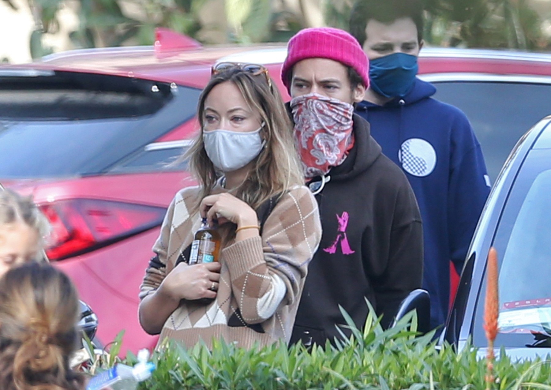 *PREMIUM-EXCLUSIVE* Harry Styles and Olivia Wilde are inseparable as they are seen together AGAIN after attending his agent's wedding together. **WEB EMBARGO until 1:15 pm EST on January 7, 2021**