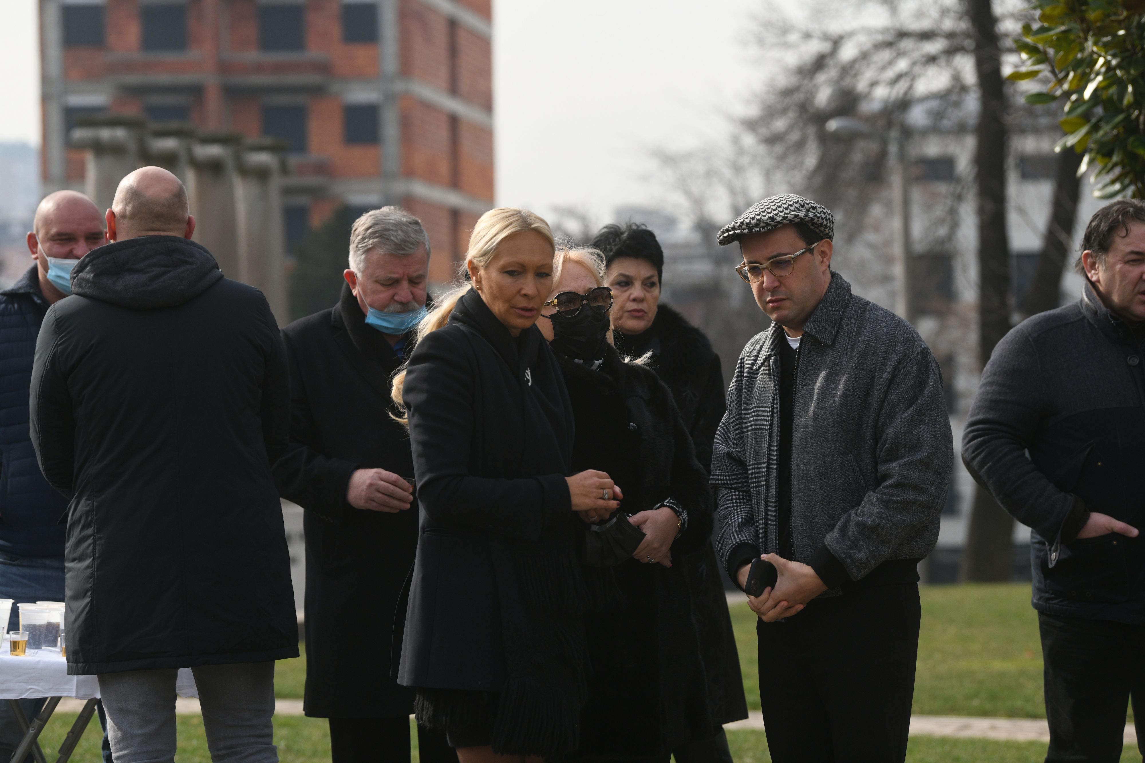 Beograd, 17.02.2021. Novo groblje, pomen Šaban Šaulić, parastos Foto: Filip Krainčanić/Nova.rs