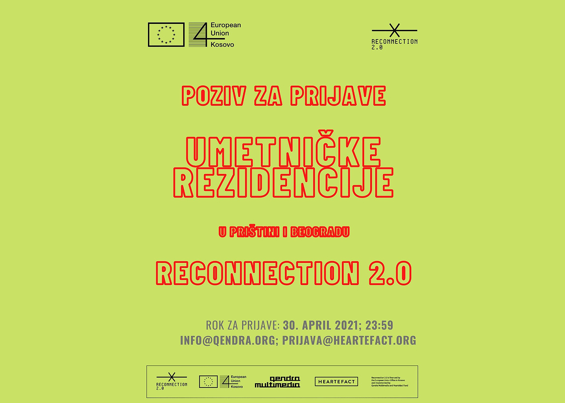 poziv za prijave umetnicke rezidencije