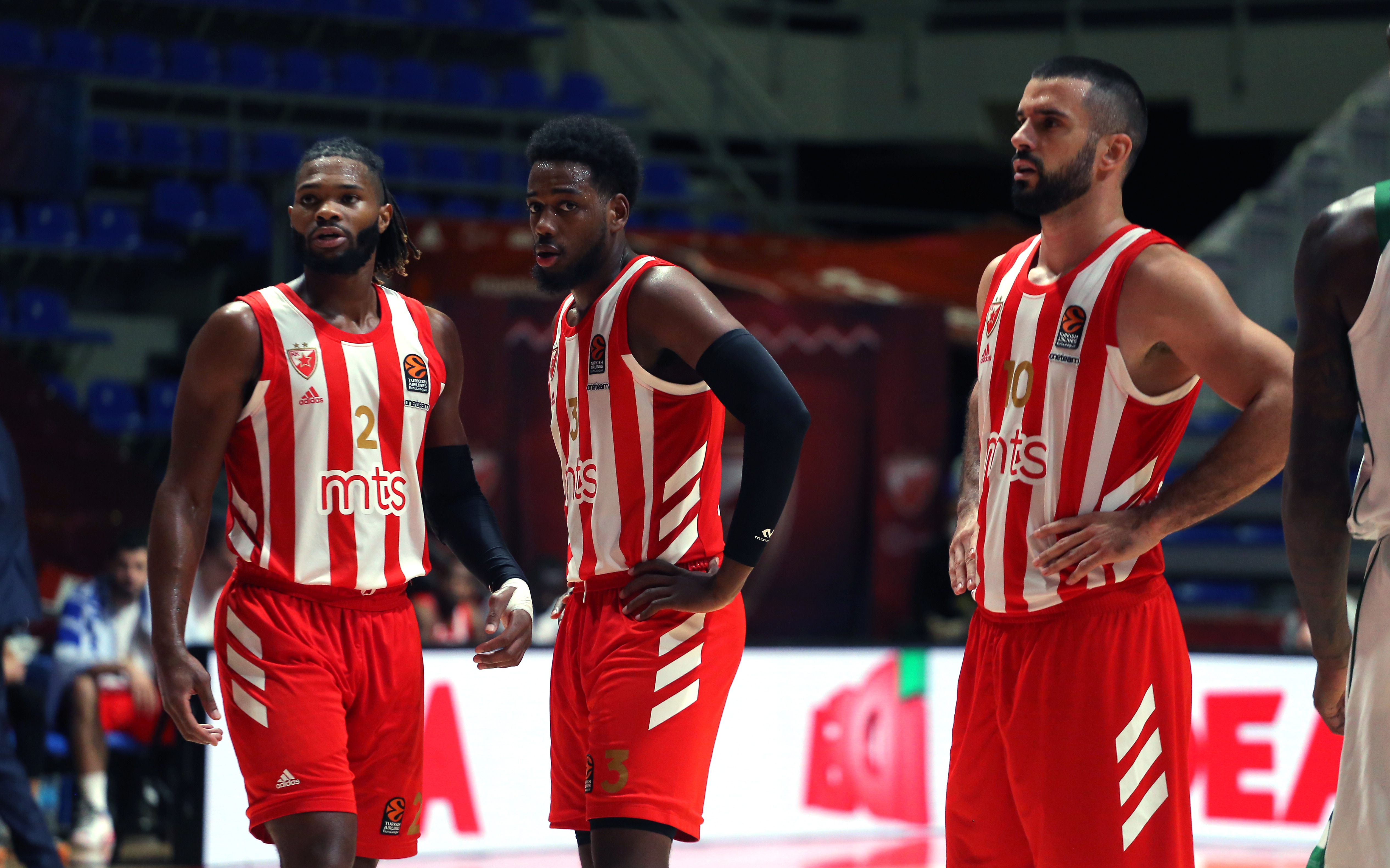 Torrian Walden Jordan Loyd Branko Lazic Evroliga, Euroleague basketball, kosarka, Crvena Zvezda - Zalgiris, Beograd, Srbija, Oktobar 13, 2020. 13.10.2020.
foto: Djordje Kostic / STARSPORT