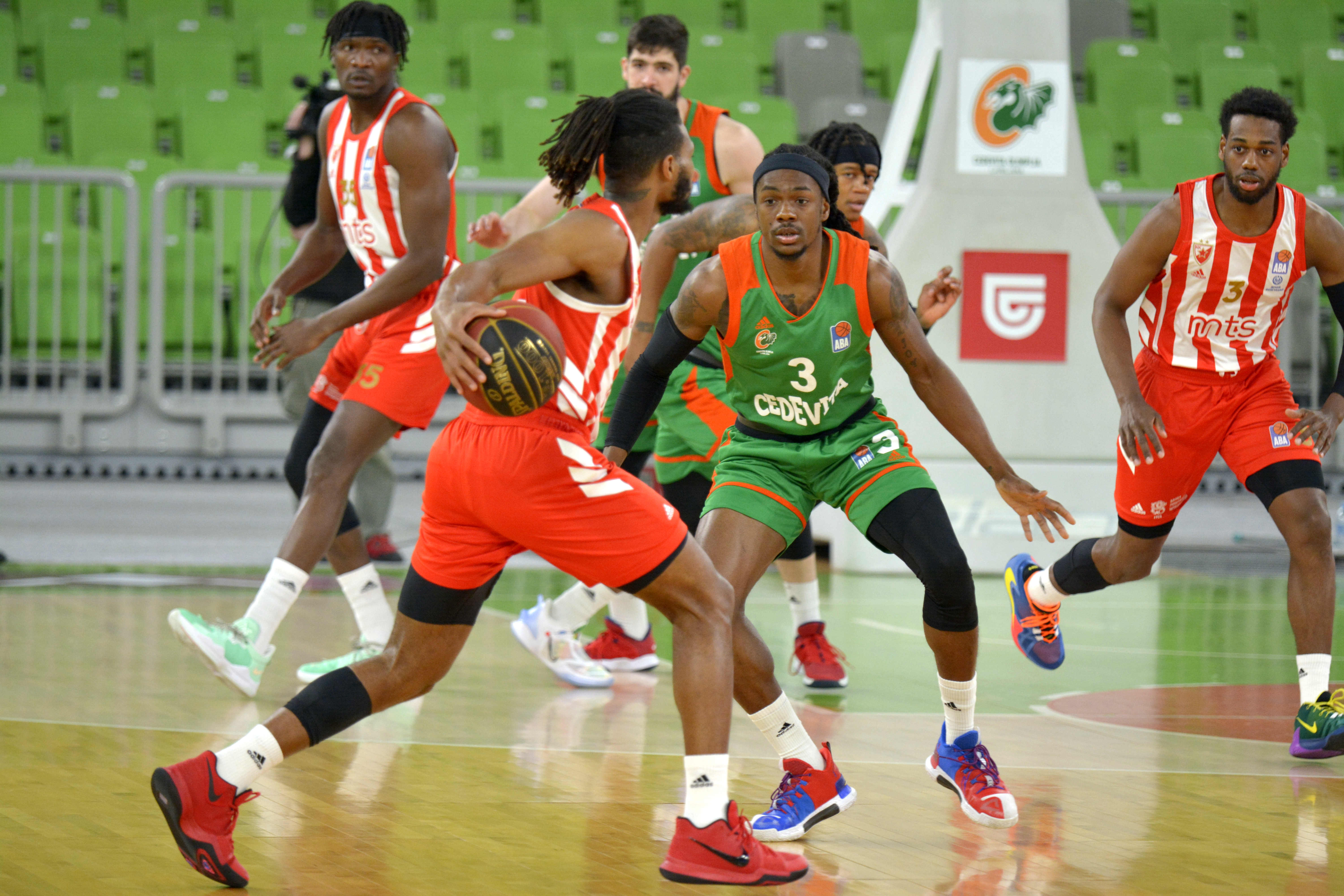 Cedevita Crvena Zvezda, košarka, utakmica Foto: ABA/Cedevita Olimpija/Tine Ruzic