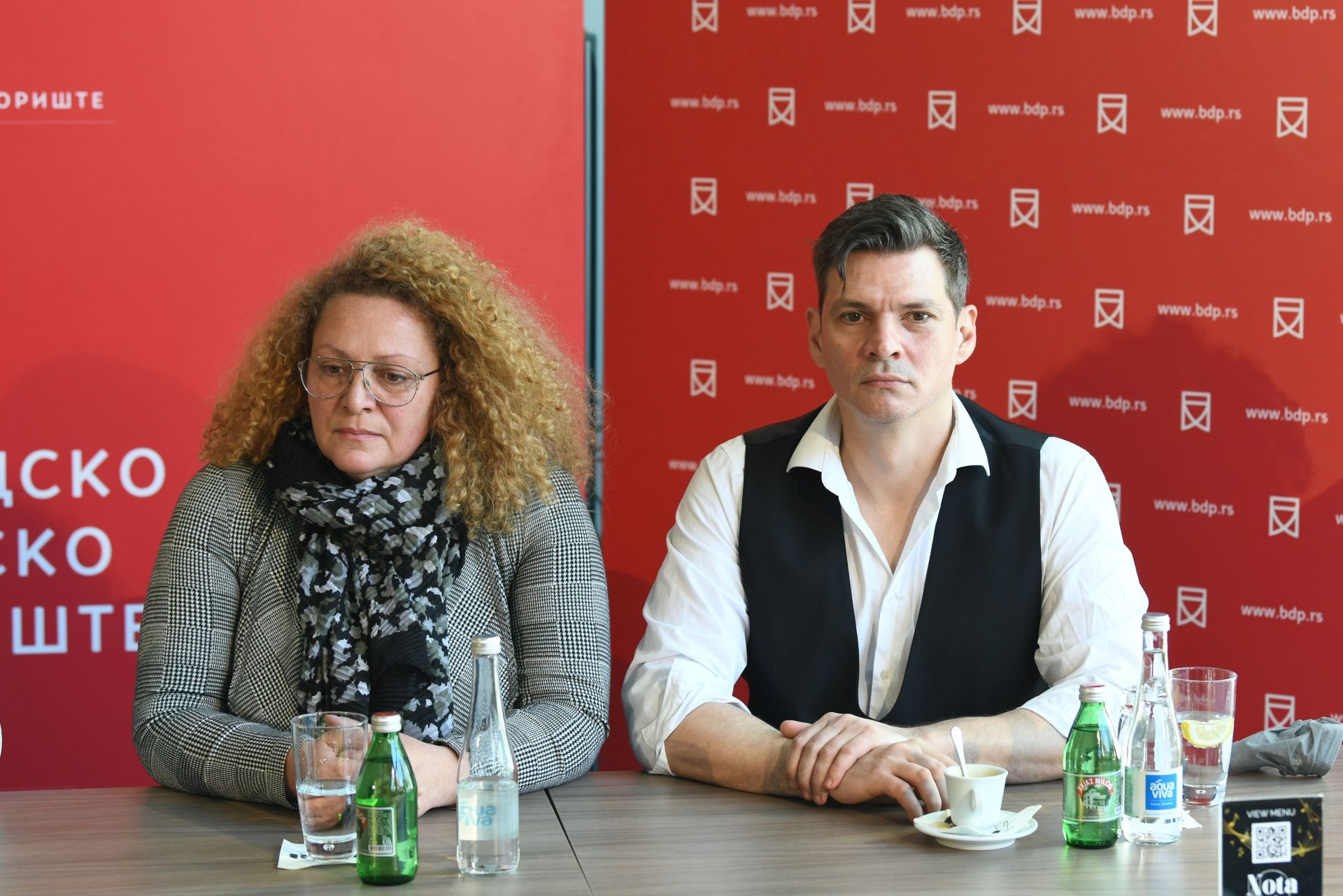 Beograd, 21.04.2021. Beogradsko dramsko pozorište, BDP, KZŠ, Restoran Nota, Konferencija za novinare povodom premijere predstave Divlje meso Foto: Goran Srdanov/Nova.rs