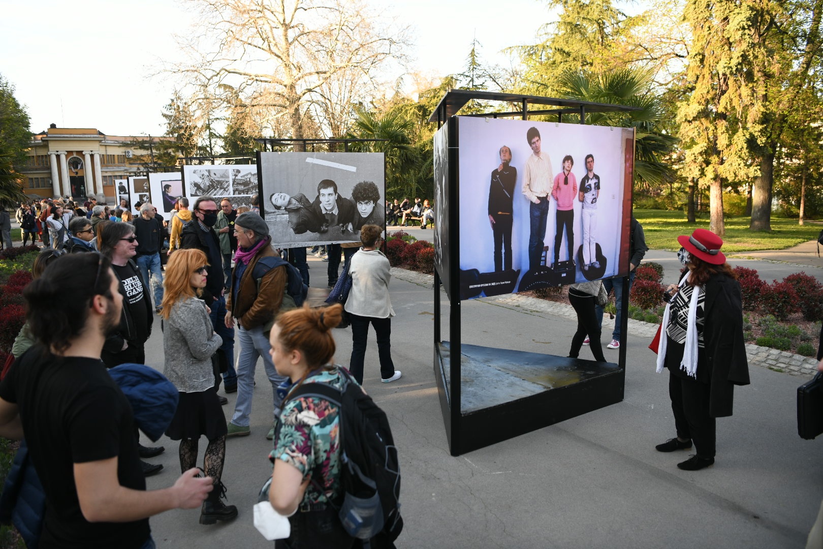 Beograd 22.04.2021. Izložba Novi talas u Beogradu, Paket aranžam, 1981-2021, Kalemegdan, Paviljon Cvijeta Zuzorić Foto: Vesna Lalić/Nova.rs