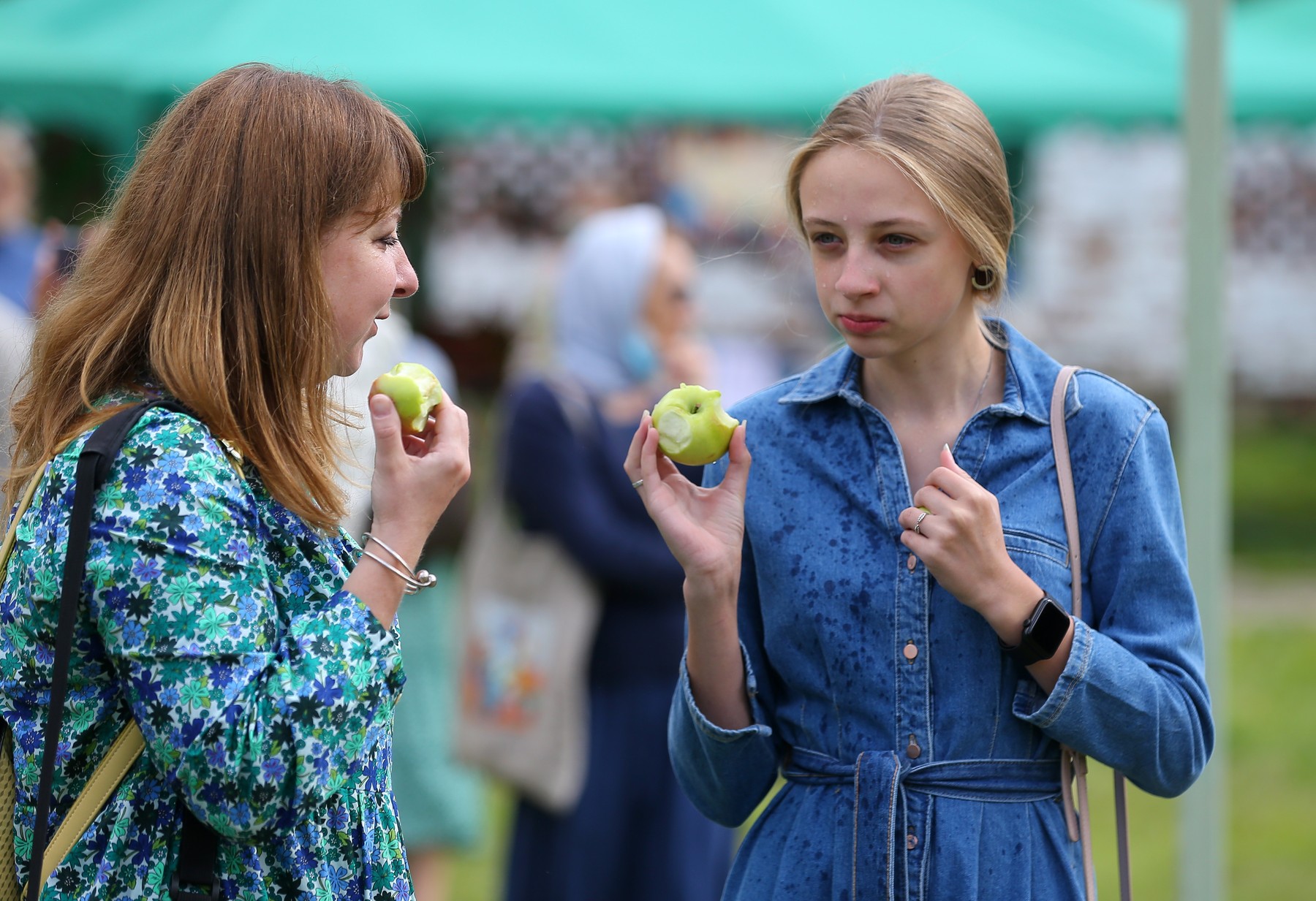Apple Feast of the Saviour celebrated by Christians in Suzdal, Russia