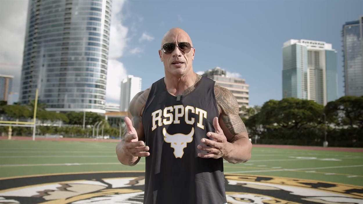 Dwayne 'The Rock' Johnson Visits Old High School in Hawaii
