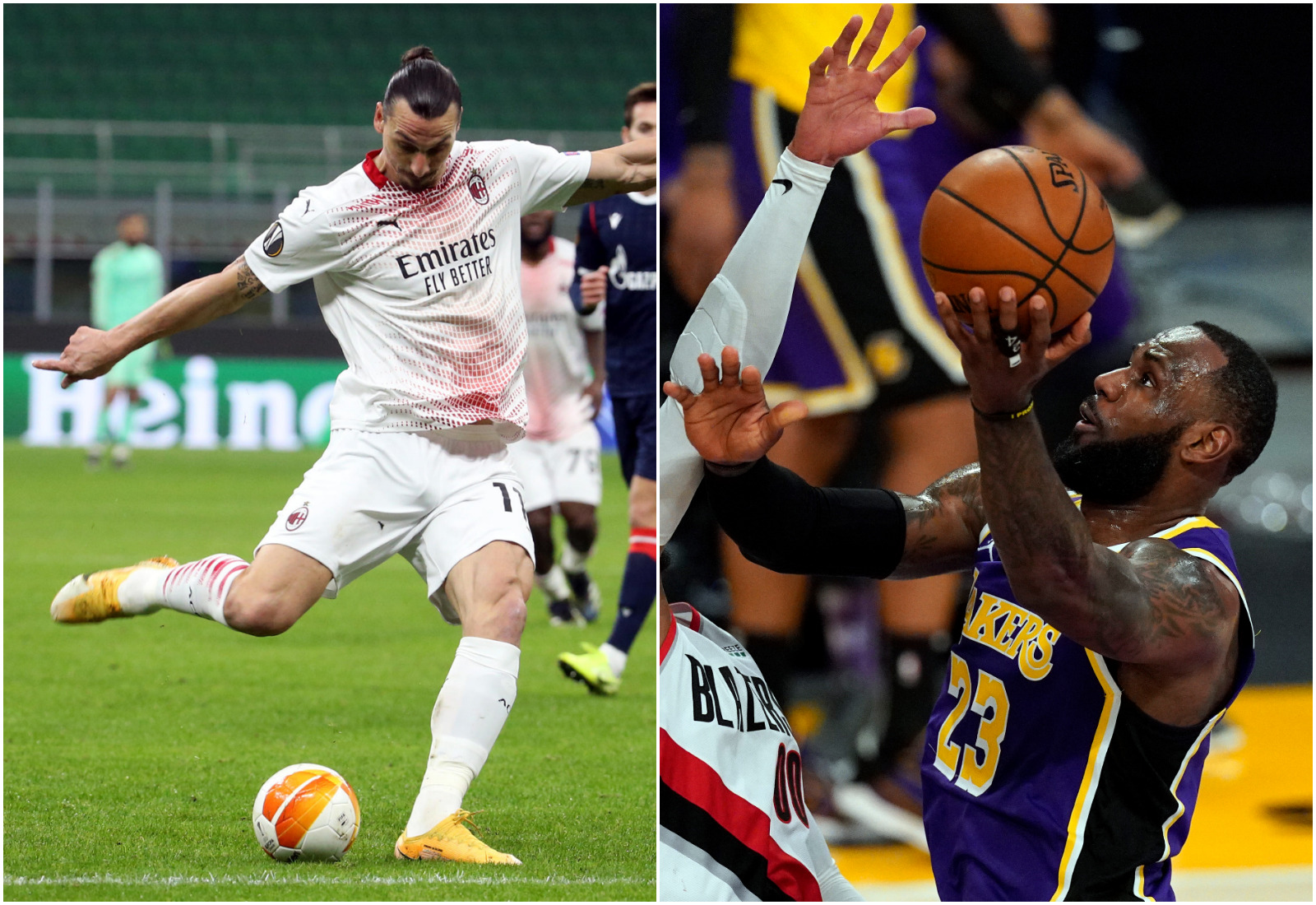 Zlatan Ibrahimović i Lebron Džejms