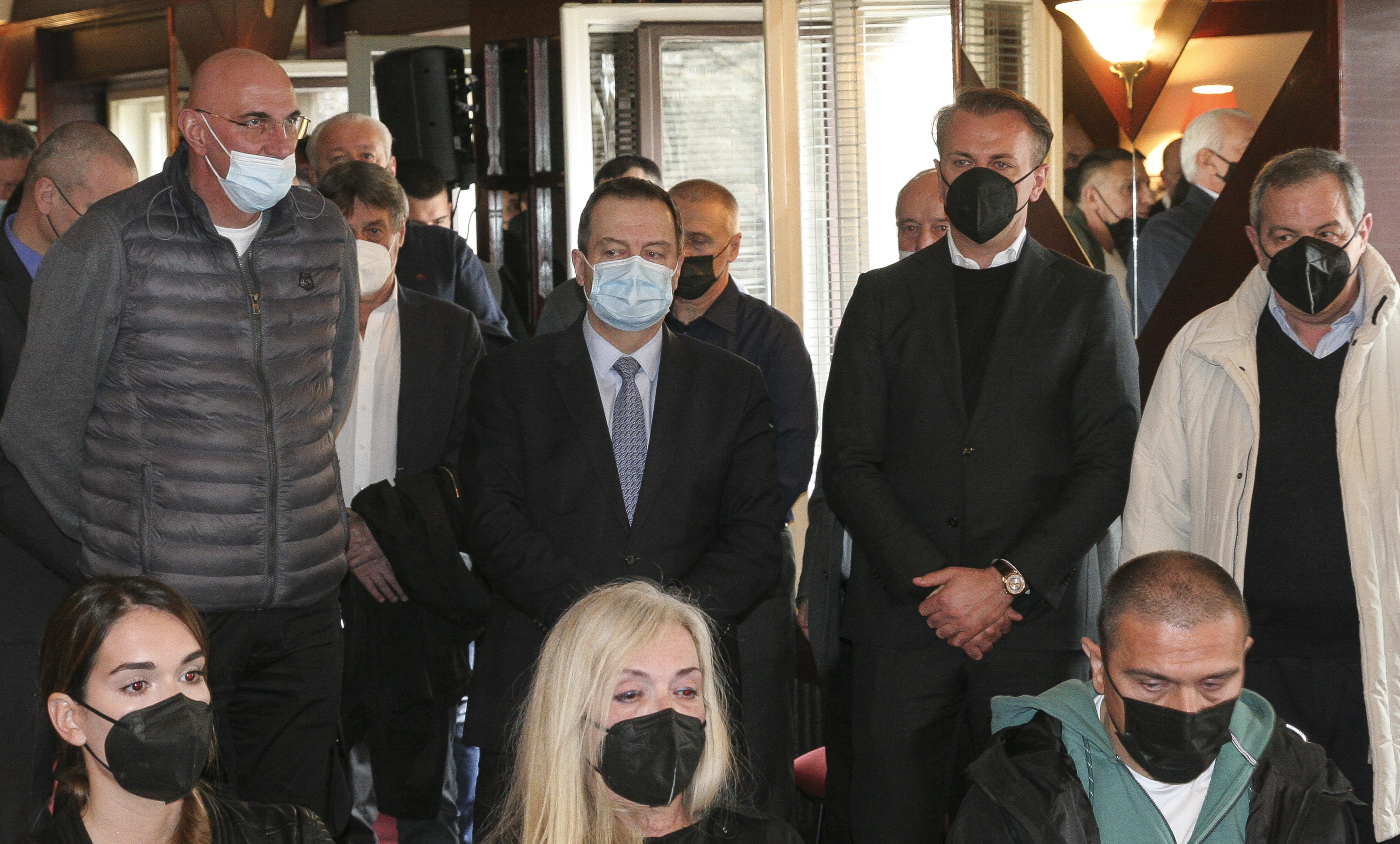 KK Partizan-Milenko Savovic Komemoracija
Goran Grbovic Ivica Dacic Ostoja Mijailovic
Beograd, 03.05.2021.
foto: Miroslav Todorovic/Starsportphoto ©