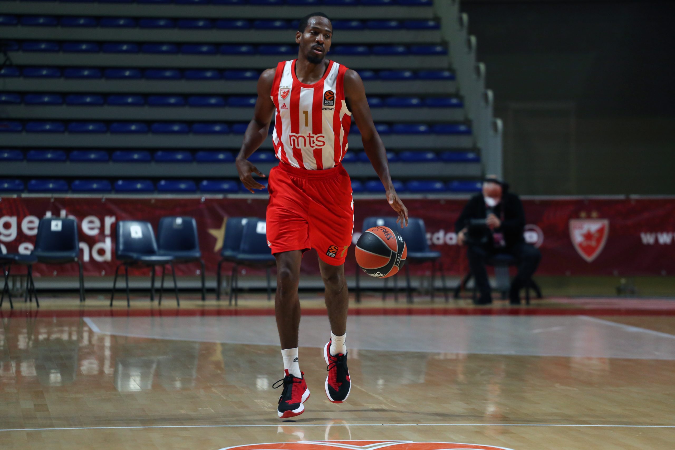 Langston Hall Evroliga, Euroleague basketball, kosarka, Crvena Zvezda - Zalgiris, Beograd, Srbija, Oktobar 13, 2020. 13.10.2020.
foto: Djordje Kostic / STARSPORT